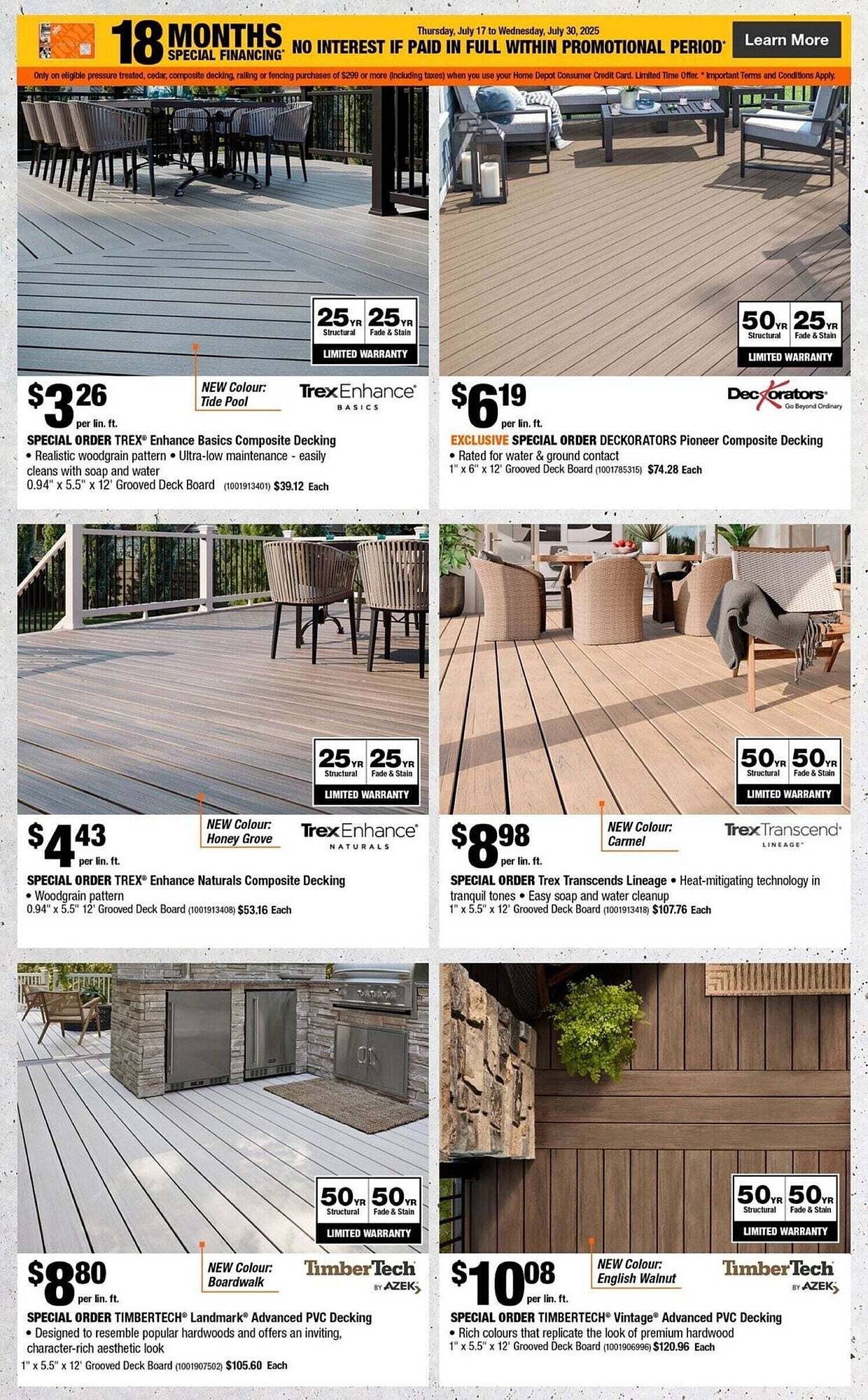 Home Depot flyer