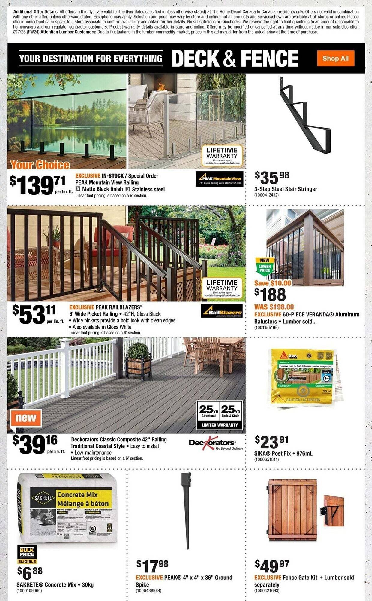 Home Depot flyer