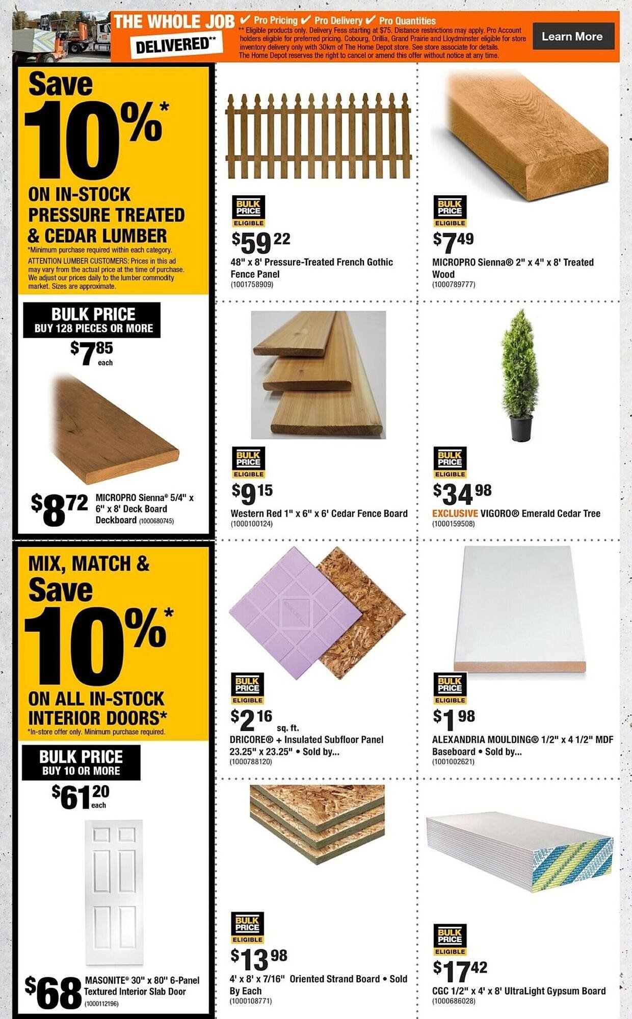 Home Depot flyer
