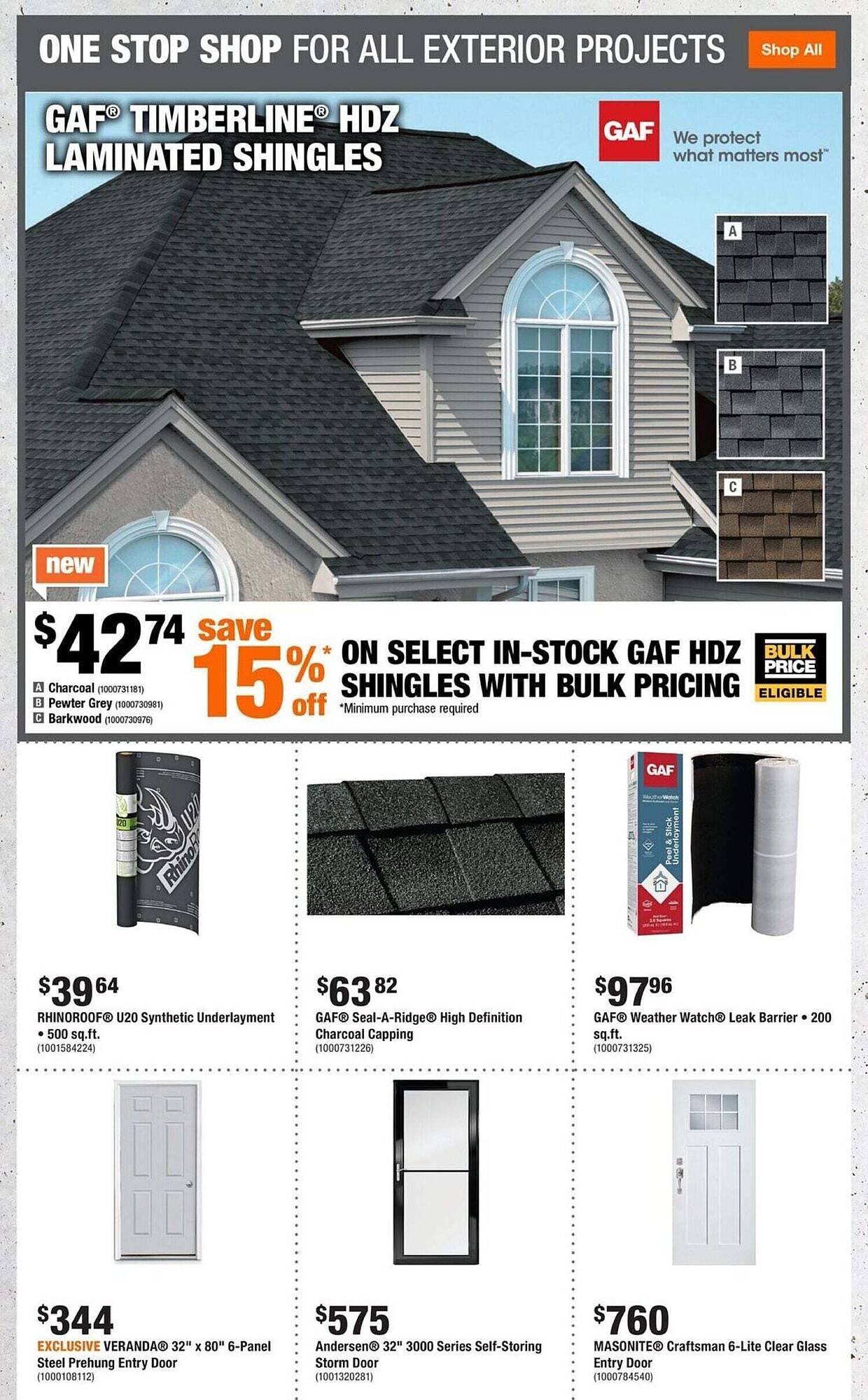Home Depot flyer