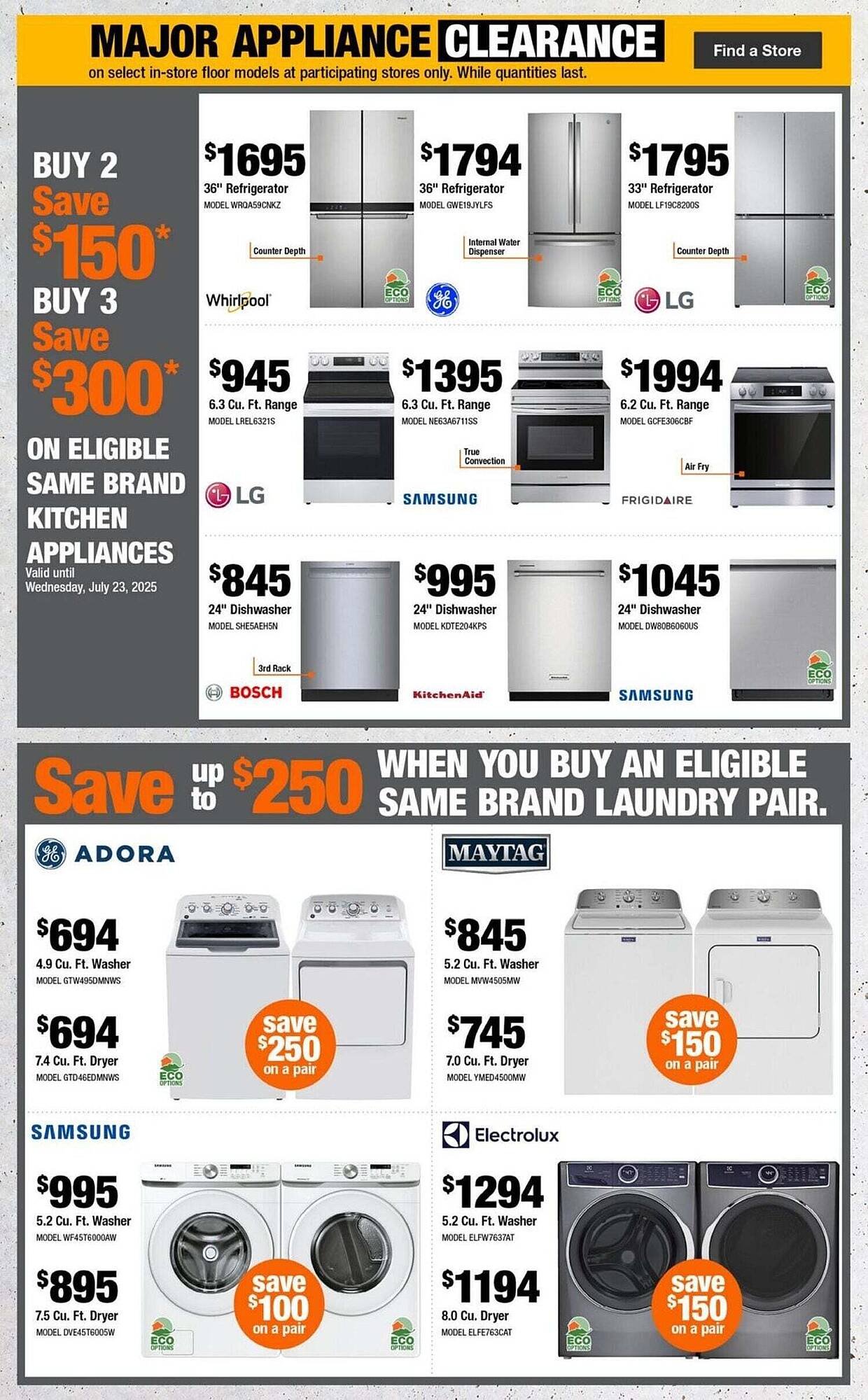 Home Depot flyer