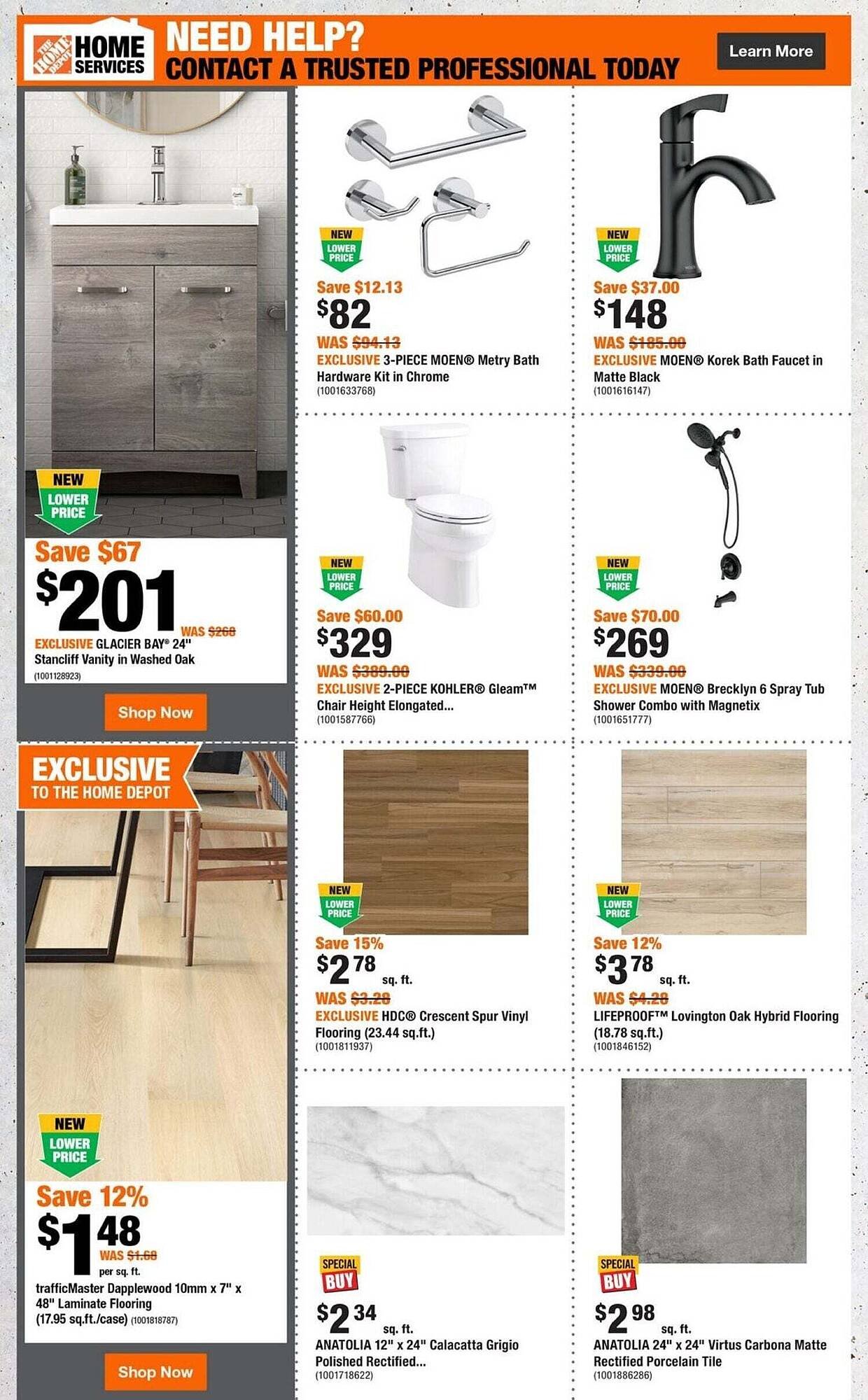 Home Depot flyer