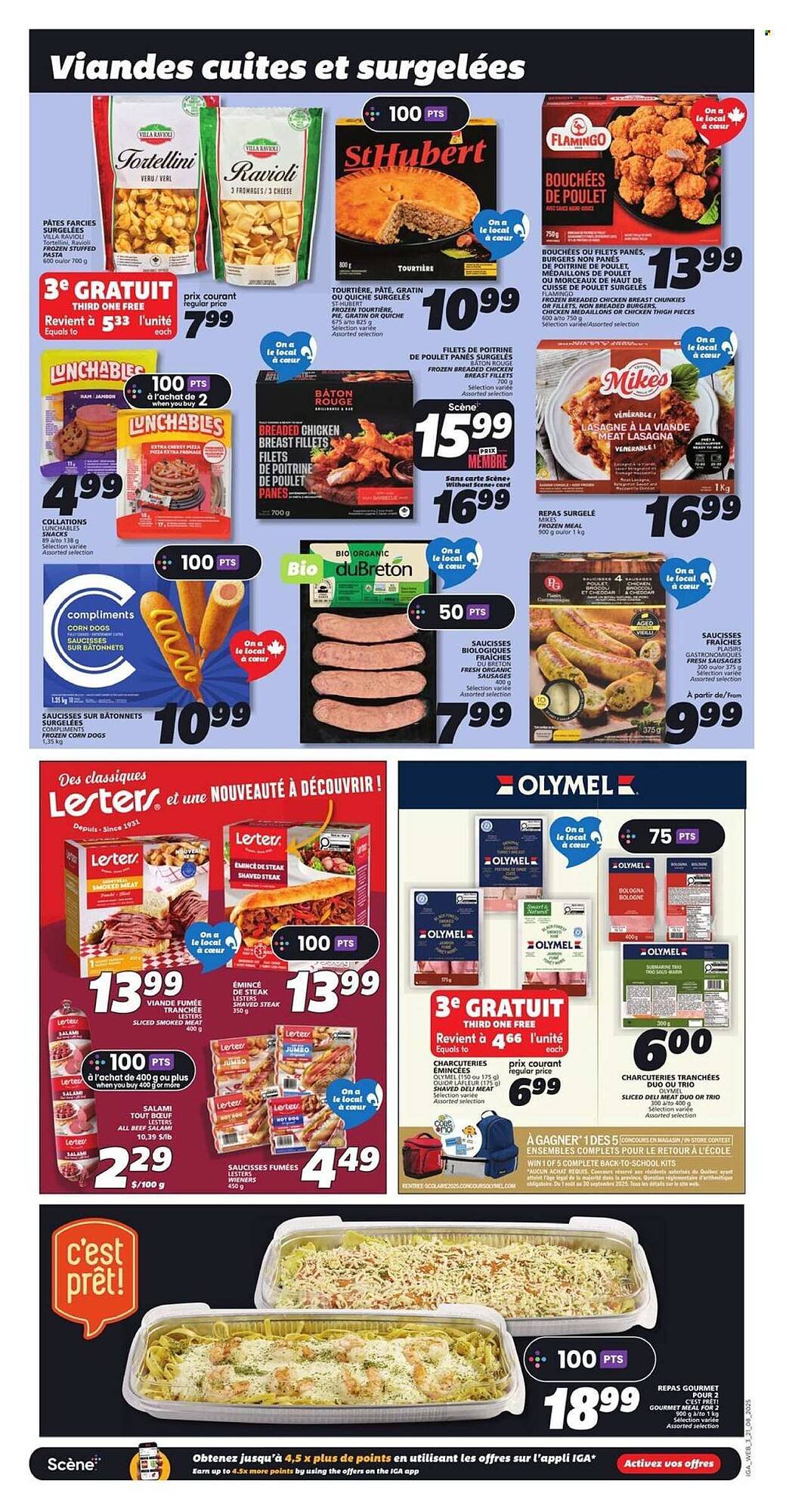 IGA flyer