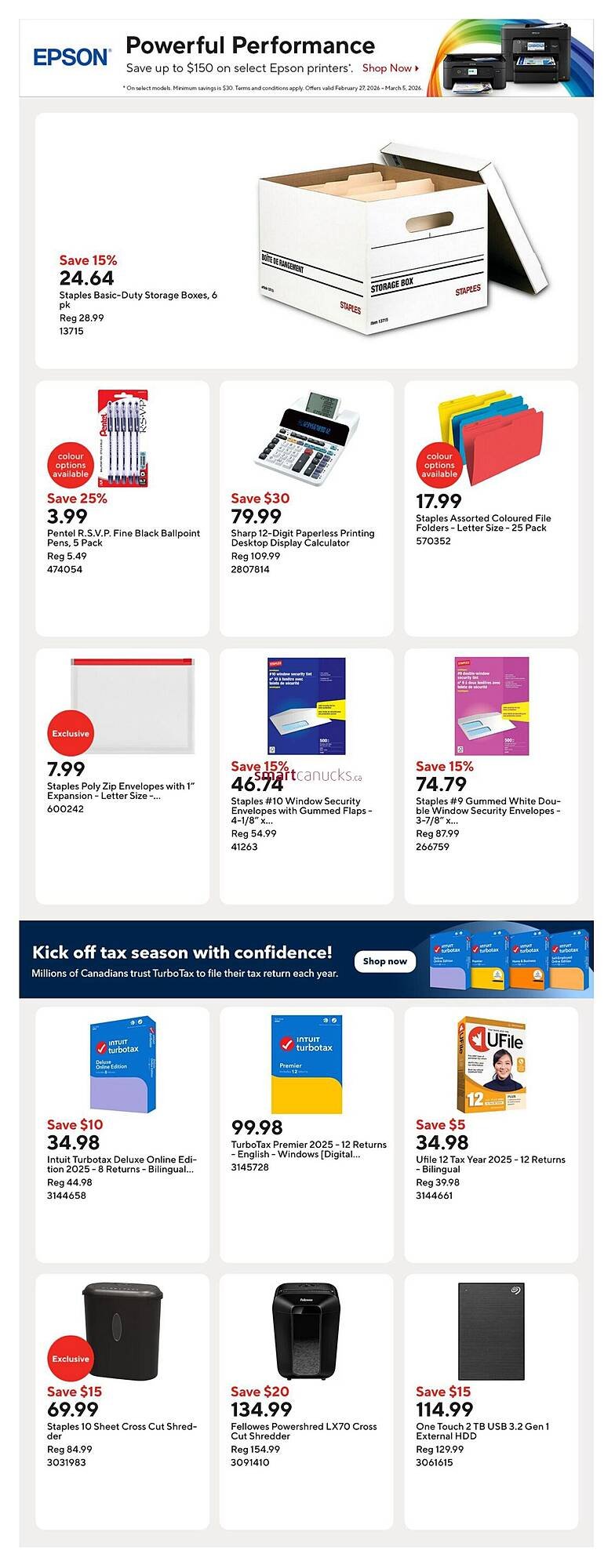 Staples flyer (2026-02-27 - 2026-03-05) | 5