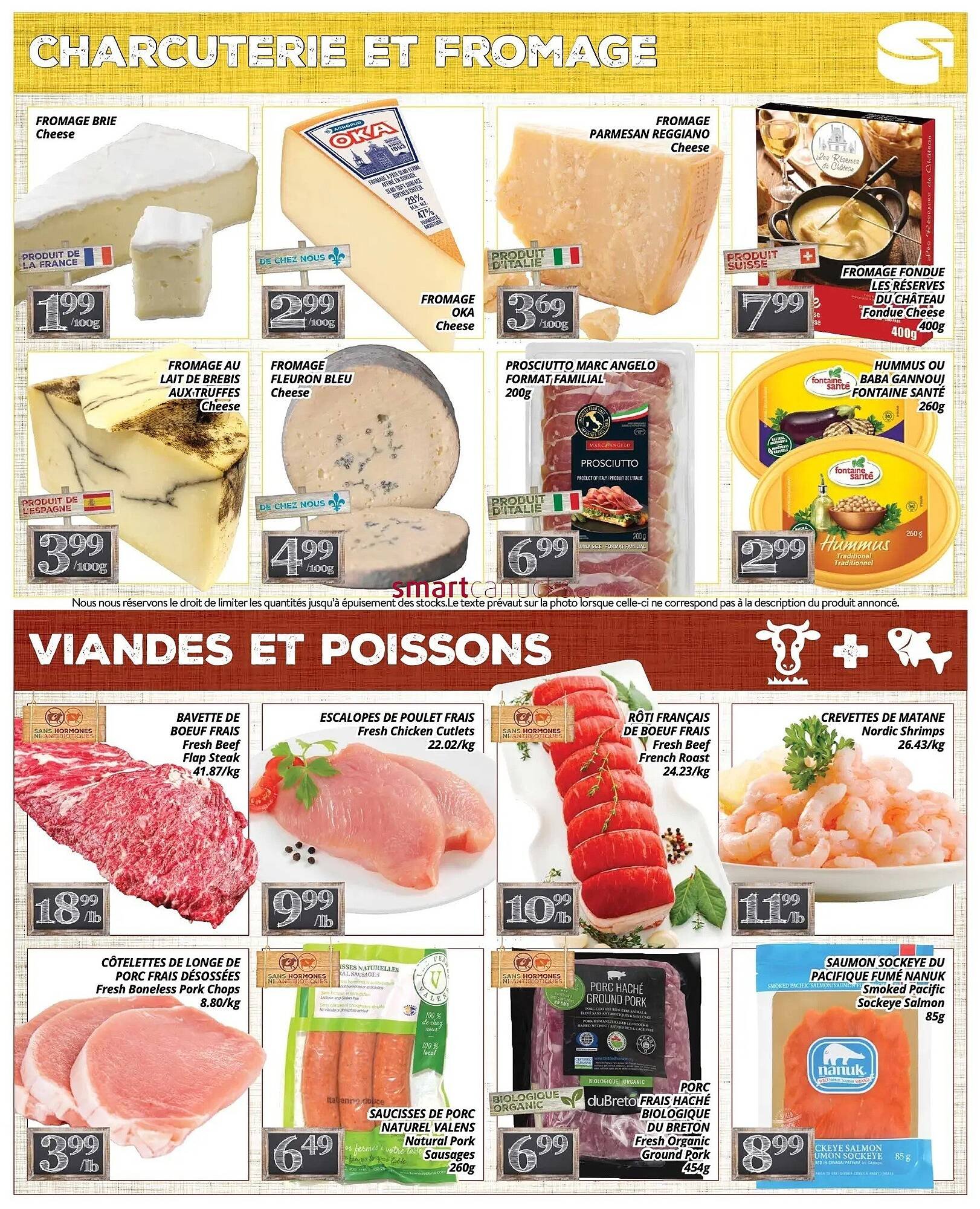 Supermarché PA flyer