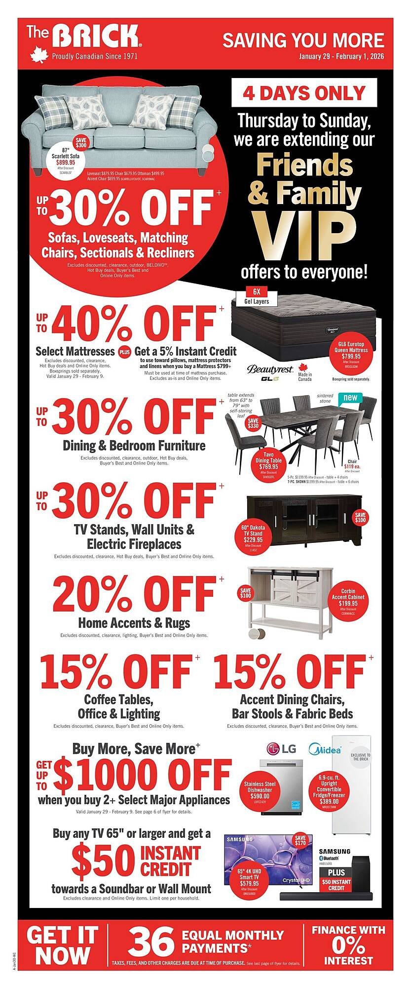 The Brick flyer (2026-01-29 - 2026-02-09) | 1