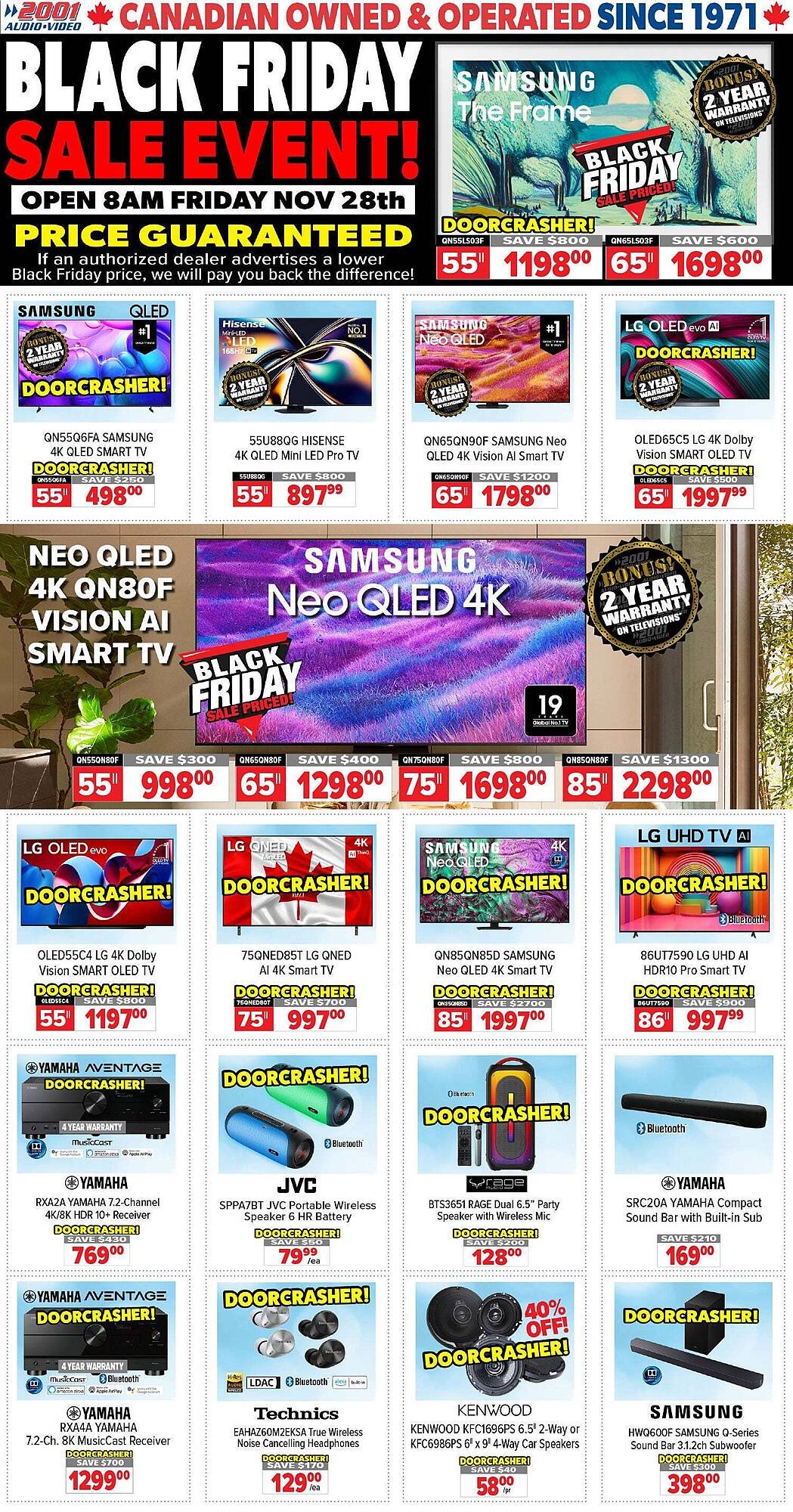 2001 Audio Video flyer (2025-11-28 - 2025-12-05) | 1