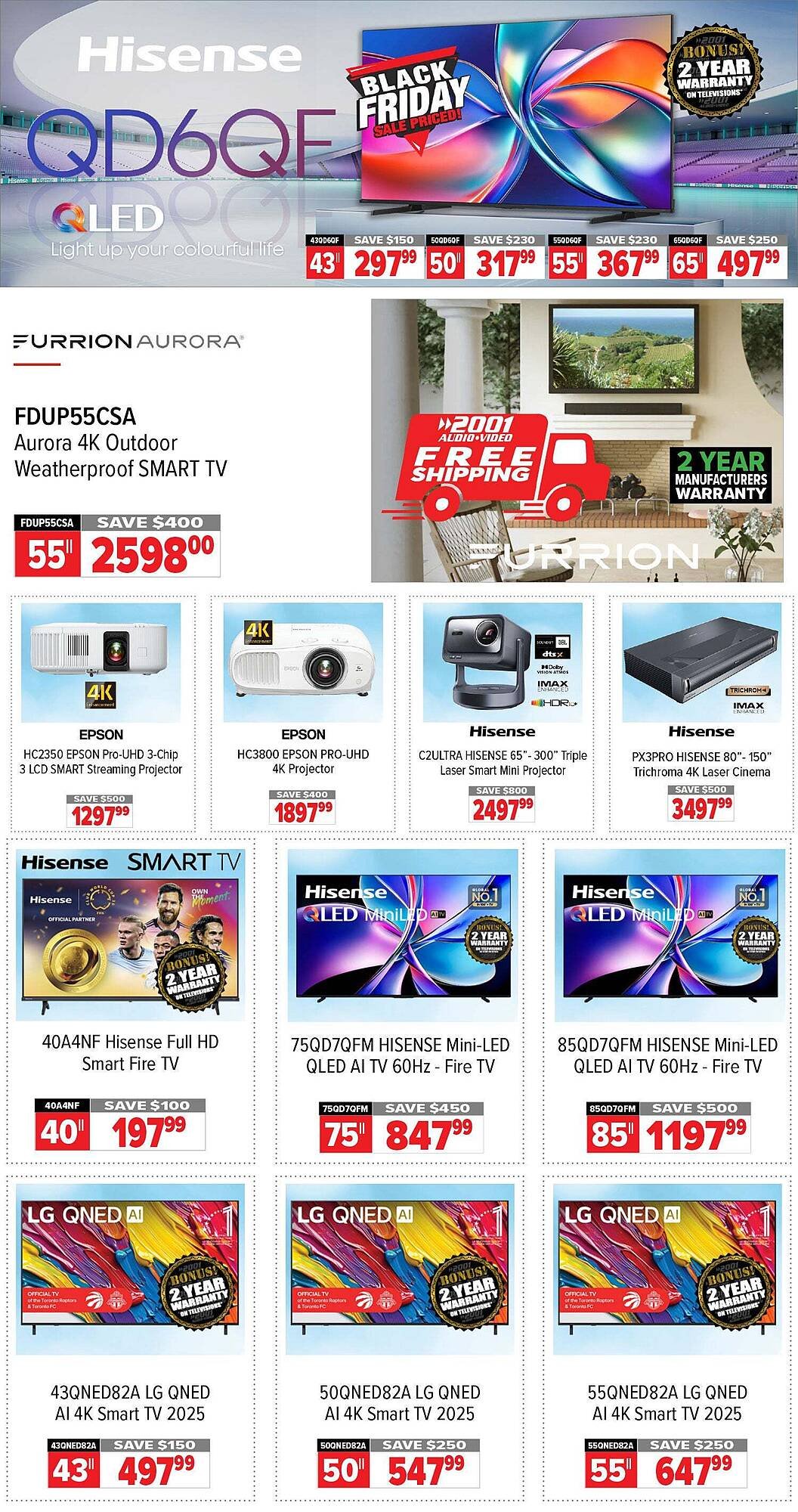 2001 Audio Video flyer (2025-11-28 - 2025-12-05) | 2