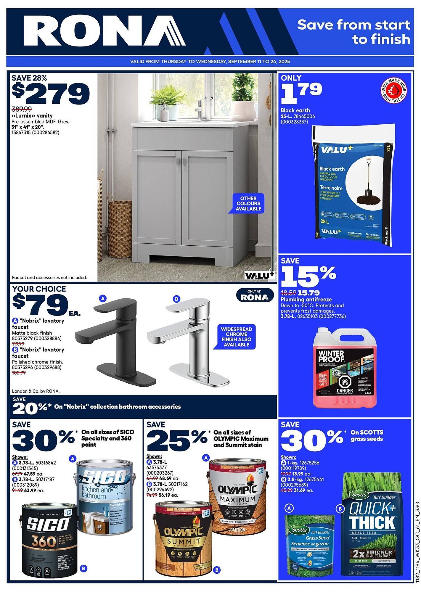 RONA flyer (2025-09-18 - 2025-09-25) | 1