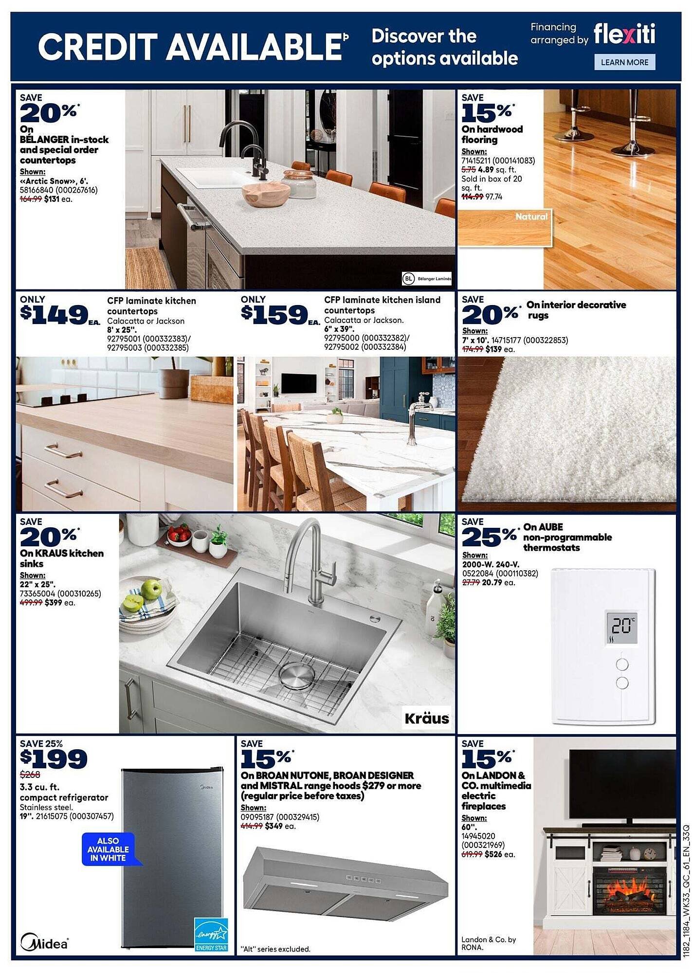 RONA flyer