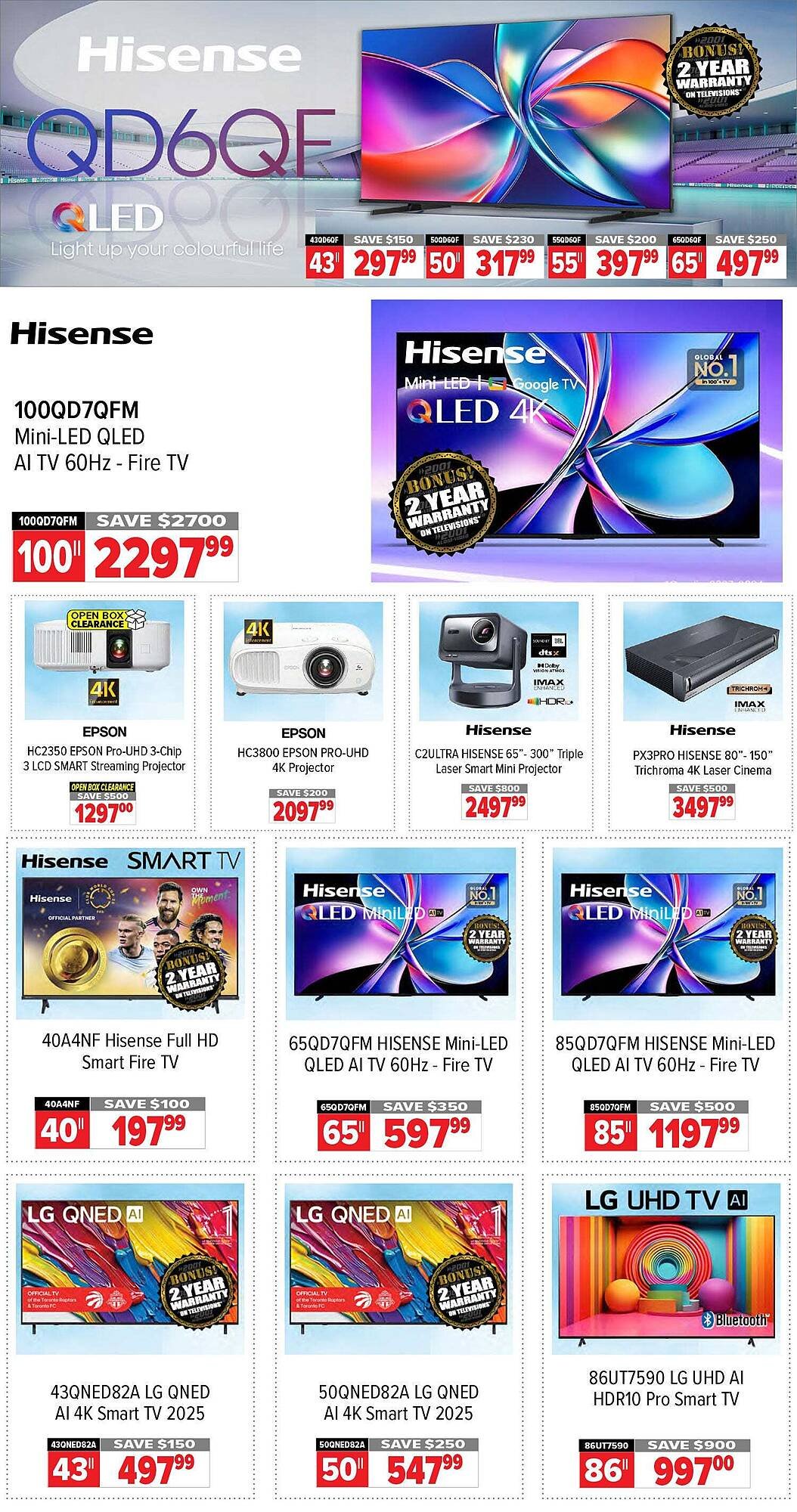 2001 Audio Video flyer (2026-01-02 - 2026-01-09) | 2