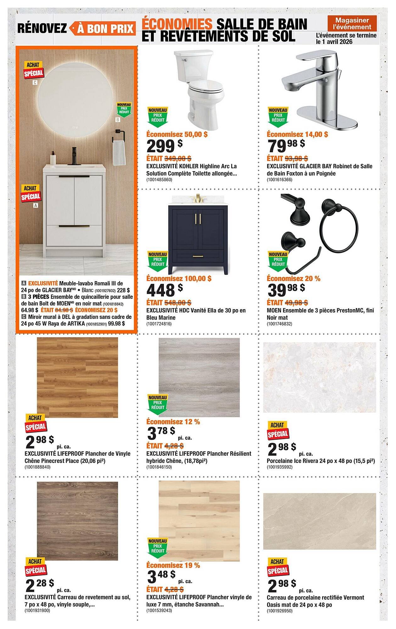 Home Depot flyer