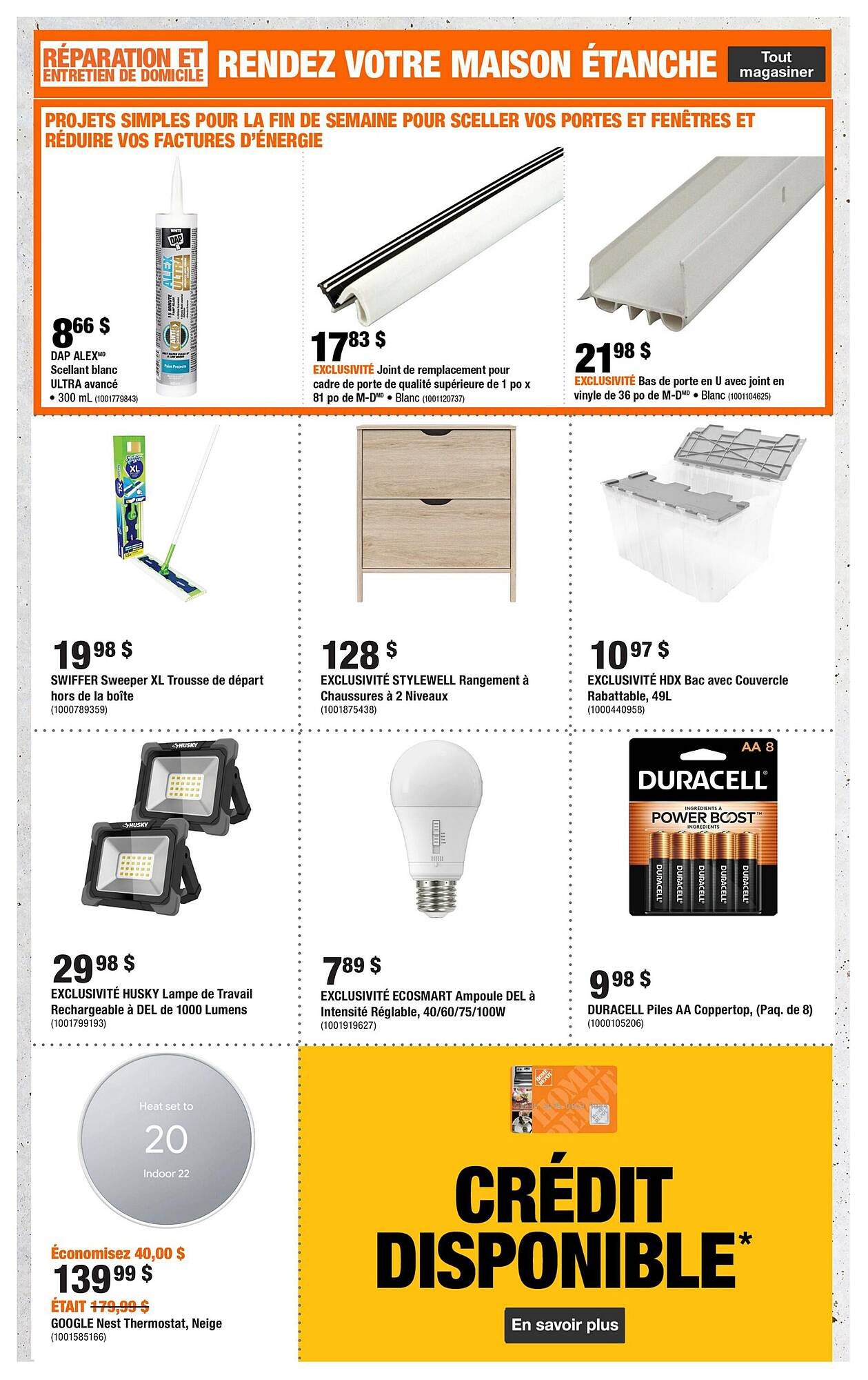 Home Depot flyer