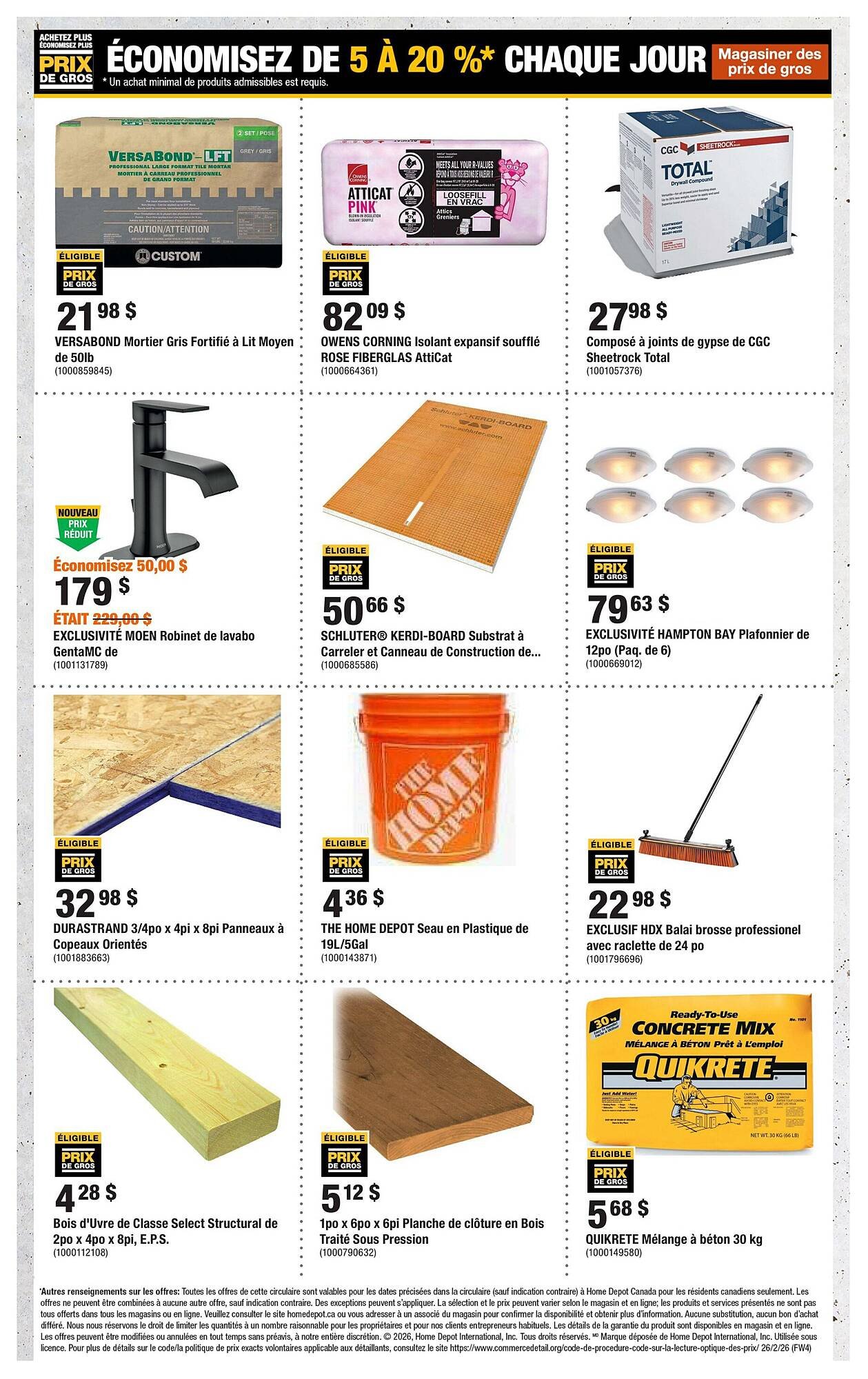 Home Depot flyer