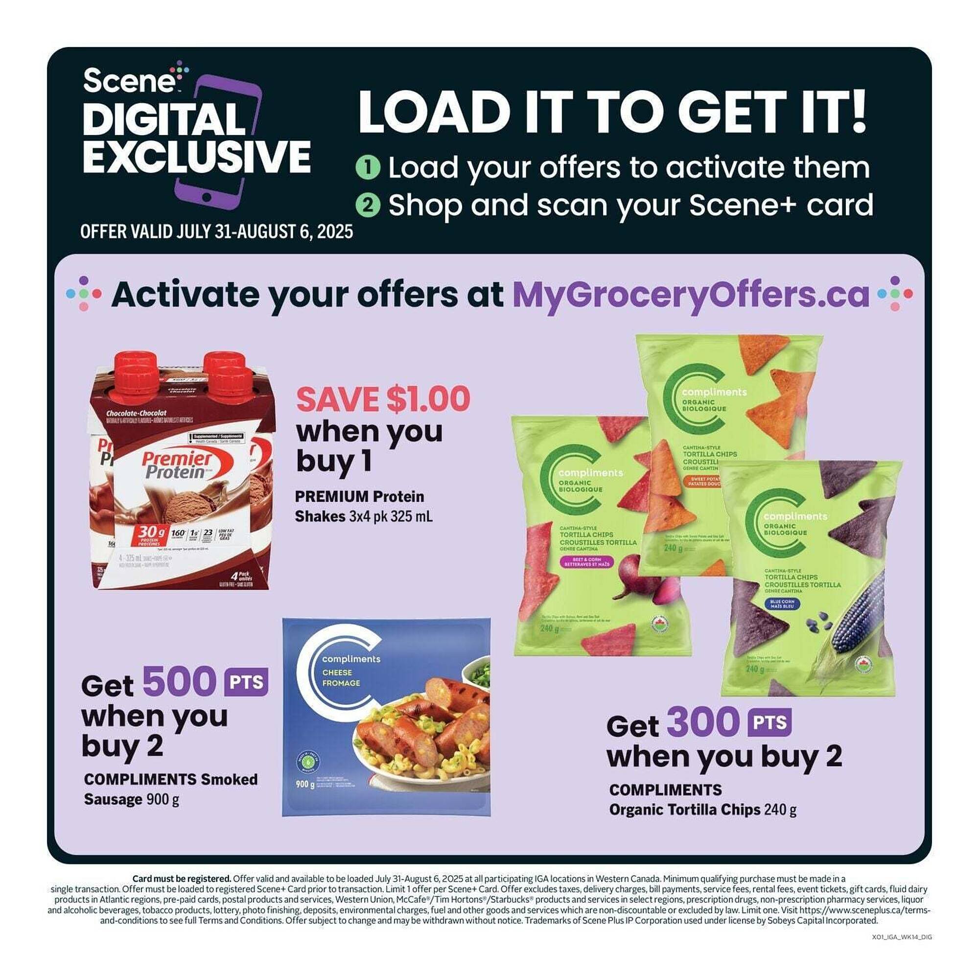 IGA flyer