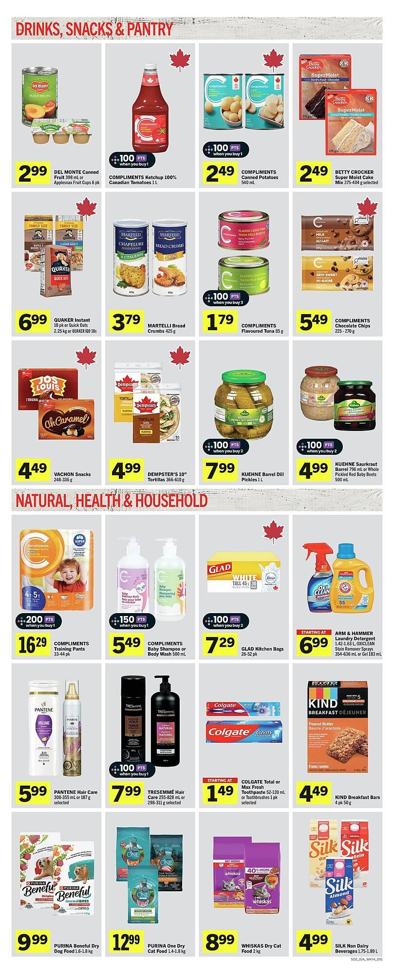 IGA flyer