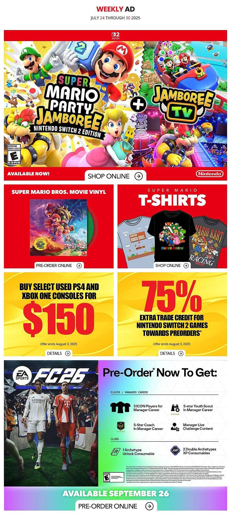 GameStop flyer (2025-07-24 - 2025-07-31) | 1