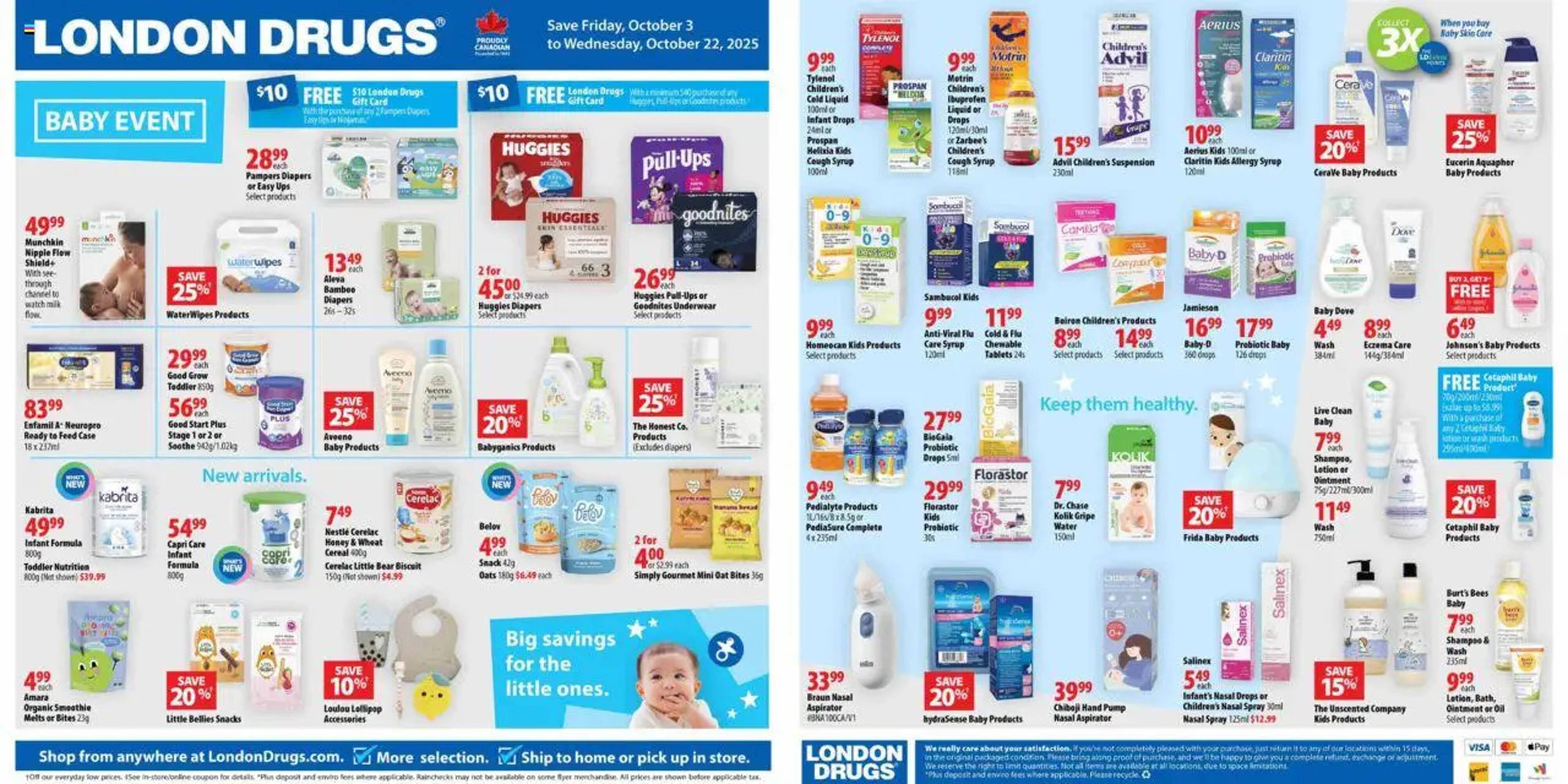 London Drugs flyer (2025-10-03 - 2025-10-23) | 1
