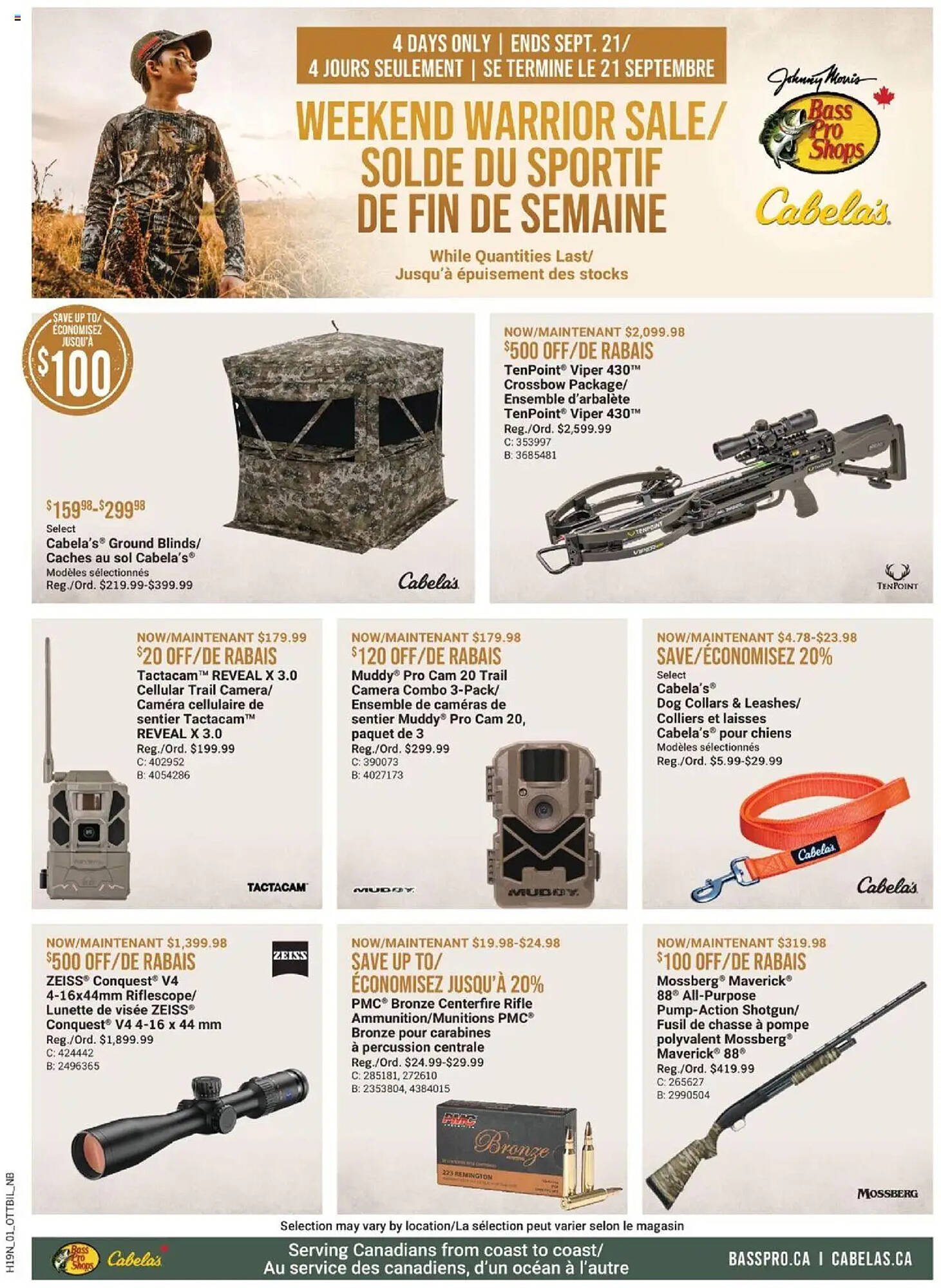 Cabela&#039;s flyer (2025-09-18 - 2025-09-22) | 1