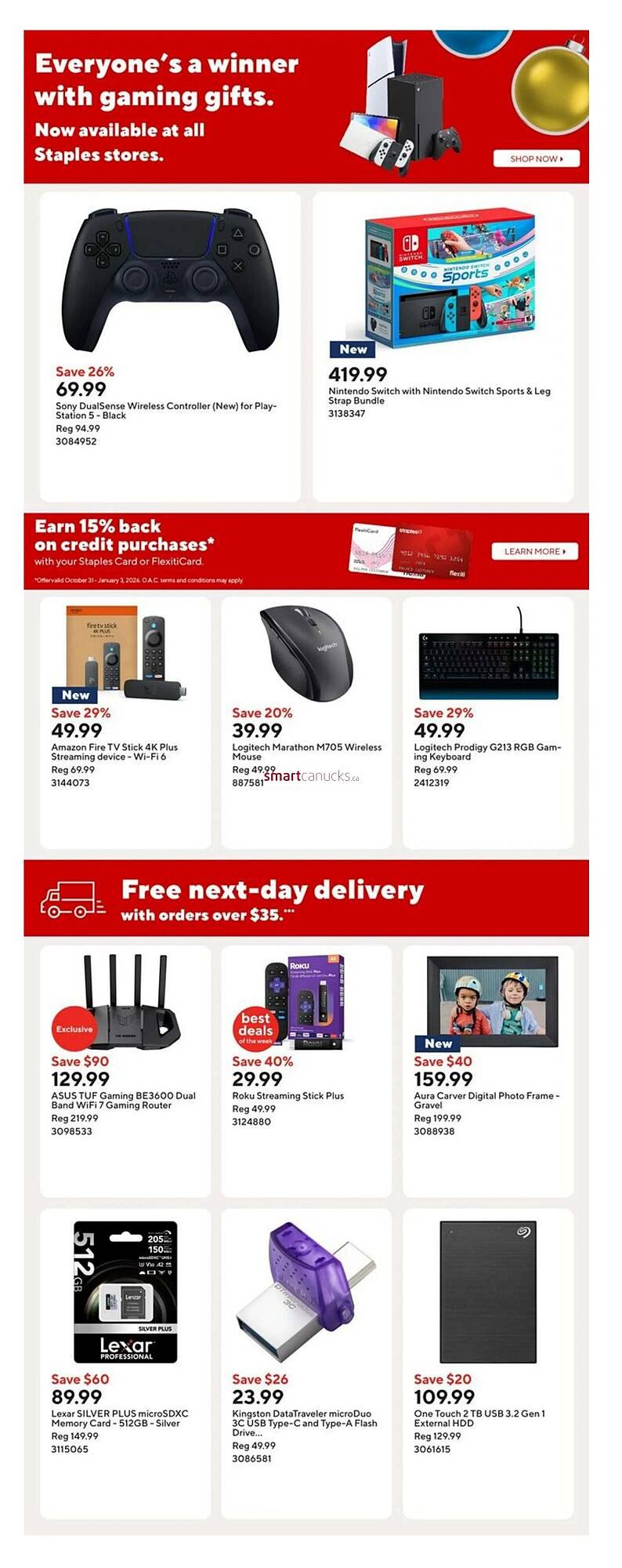 Staples flyer