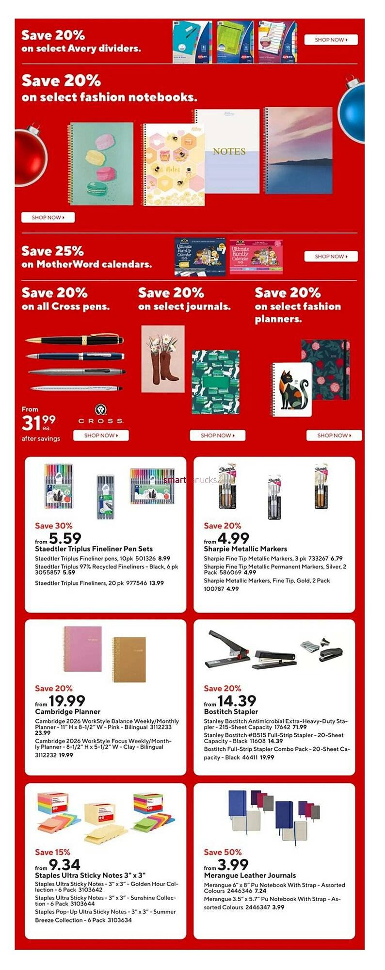 Staples flyer