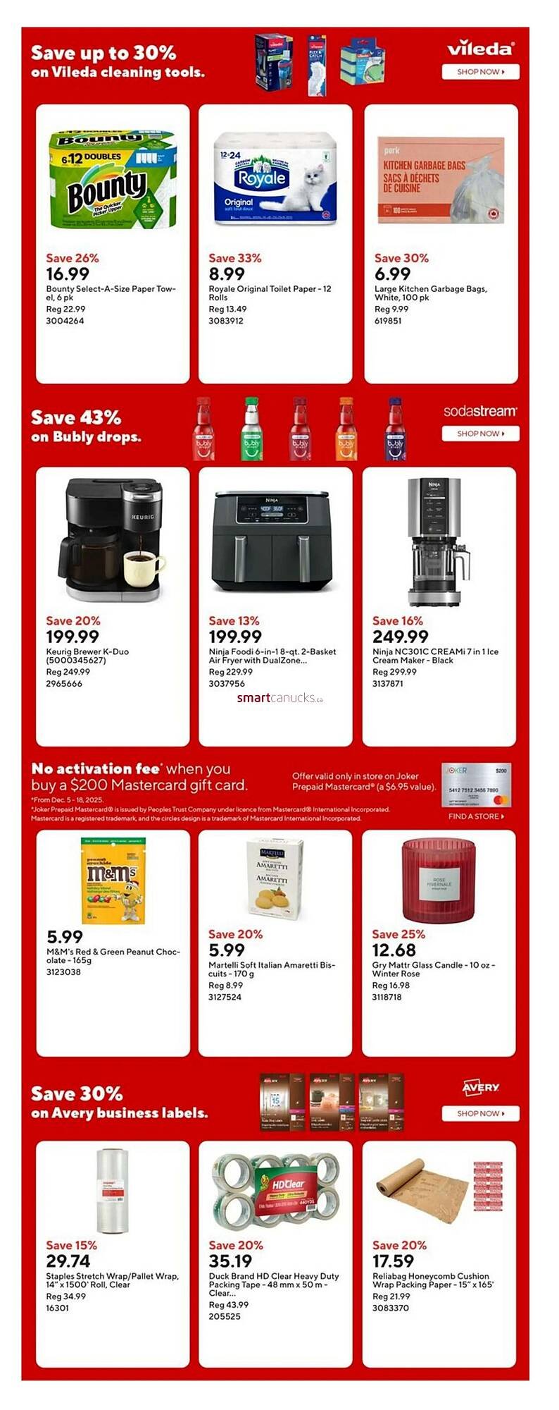 Staples flyer
