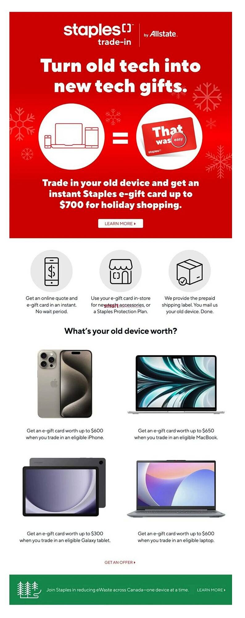 Staples flyer