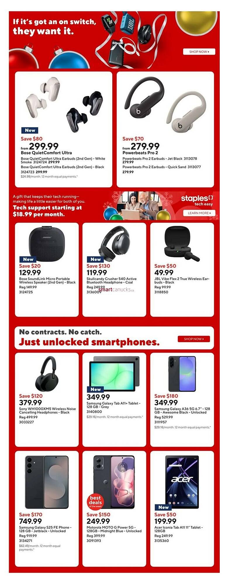 Staples flyer