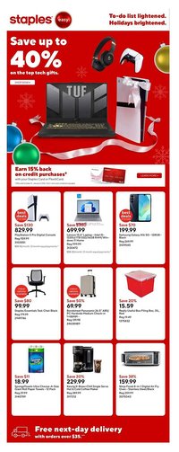 Staples flyer (2025-12-05 - 2025-12-11)