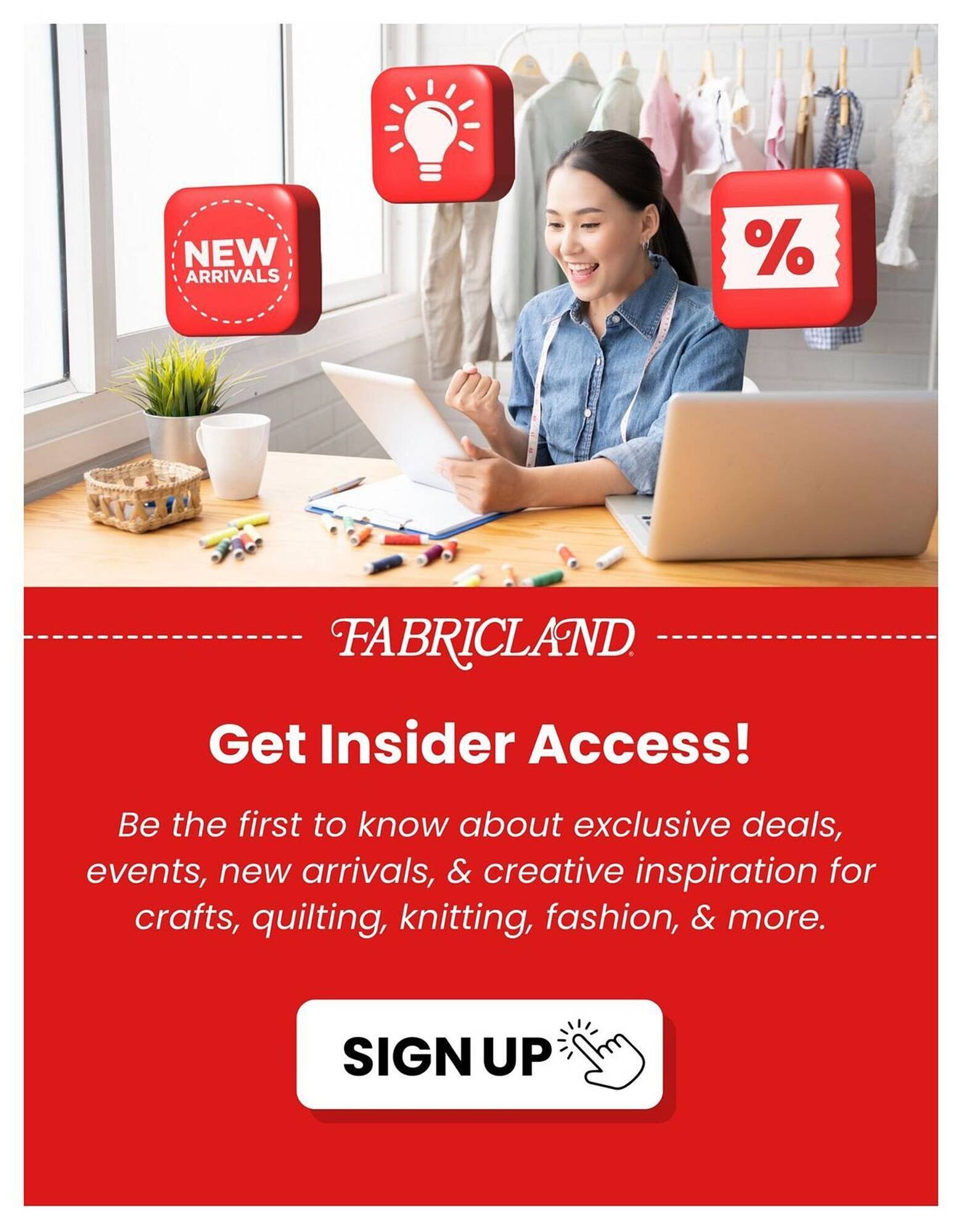 Fabricland flyer