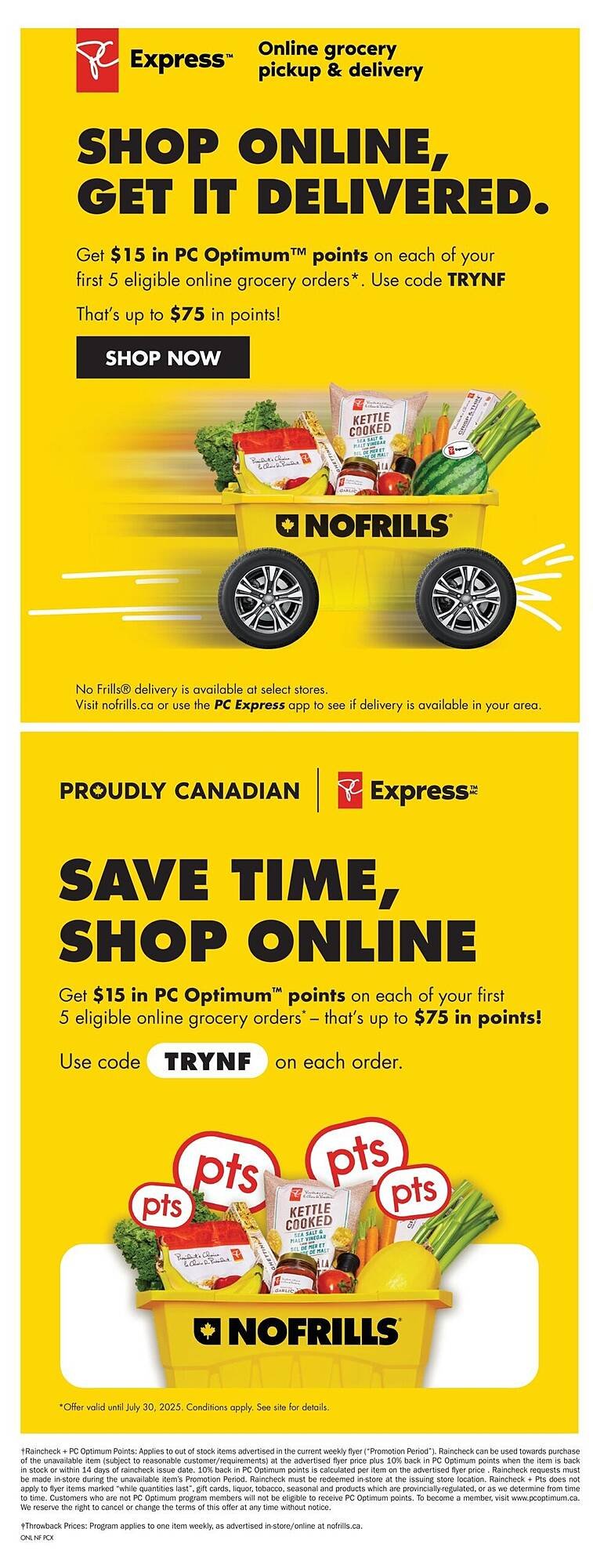 No Frills flyer