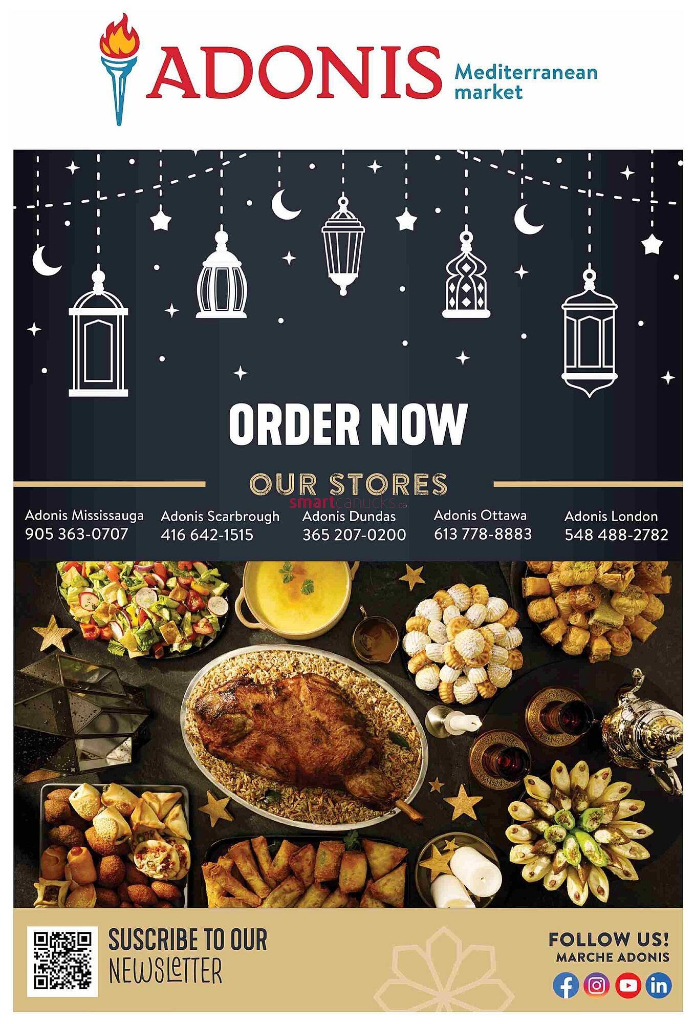 Marché Adonis flyer