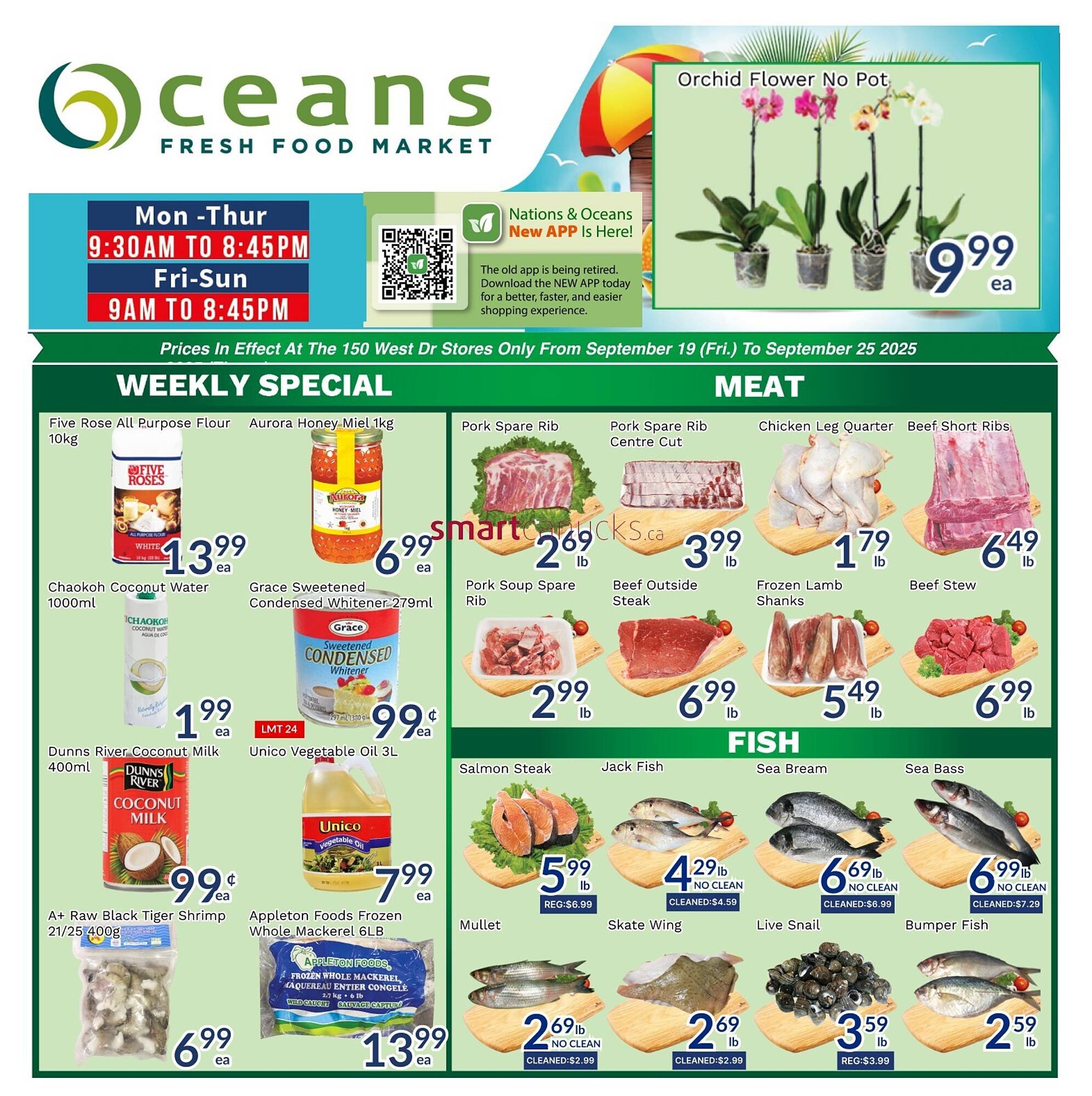 Oceans Fresh Food Market flyer (2025-09-19 - 2025-09-25) | 1