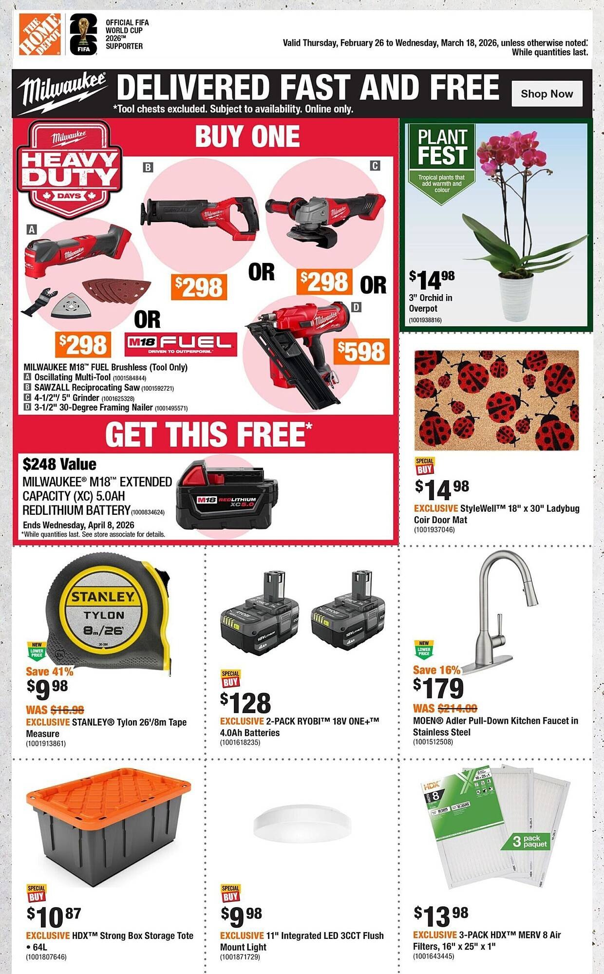Home Depot flyer (2026-02-26 - 2026-03-05) | 1