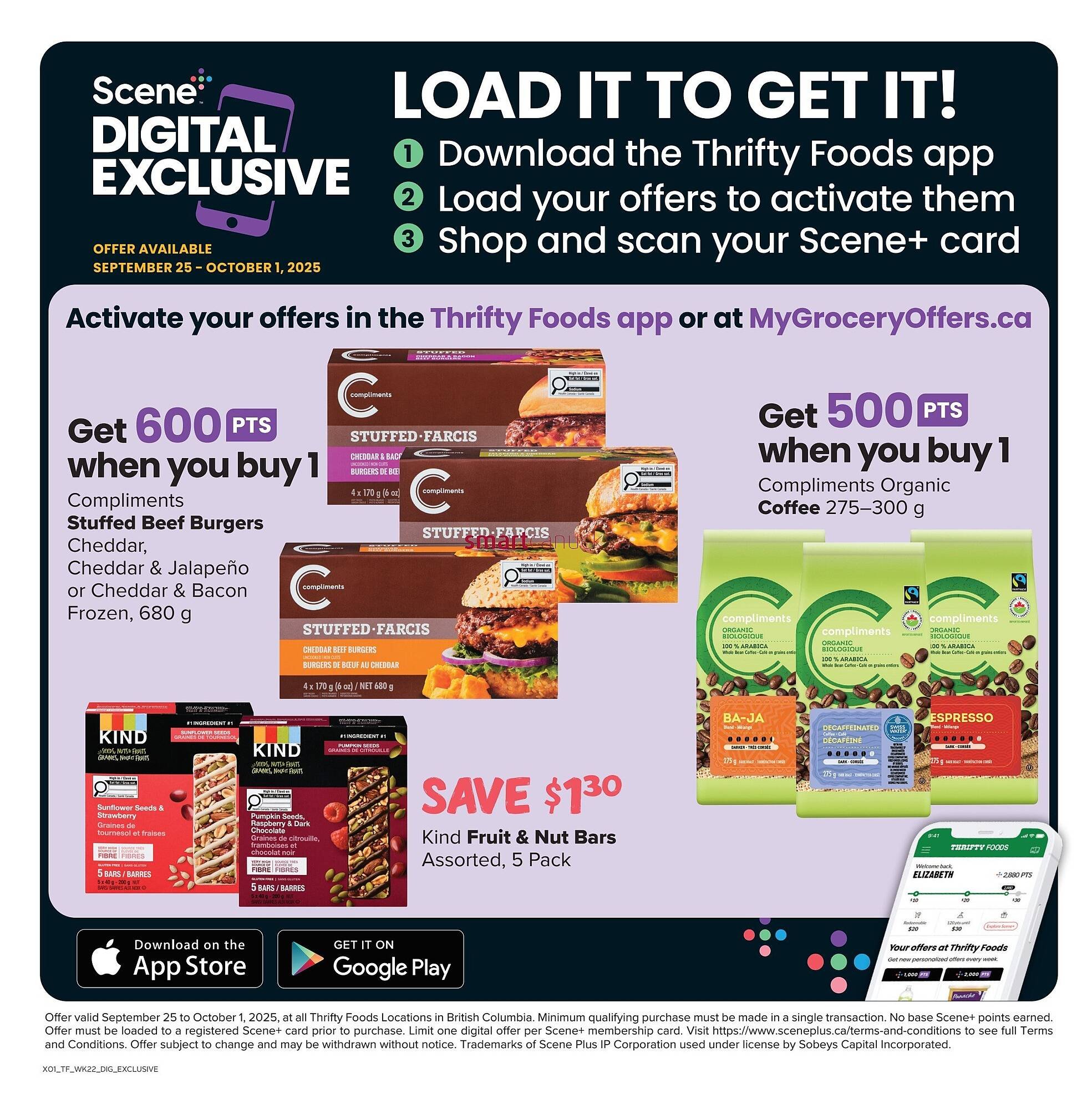 Thrifty Foods flyer