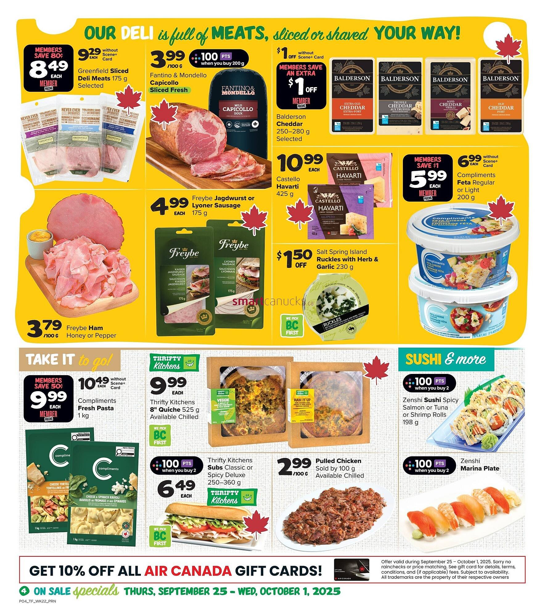 Thrifty Foods flyer