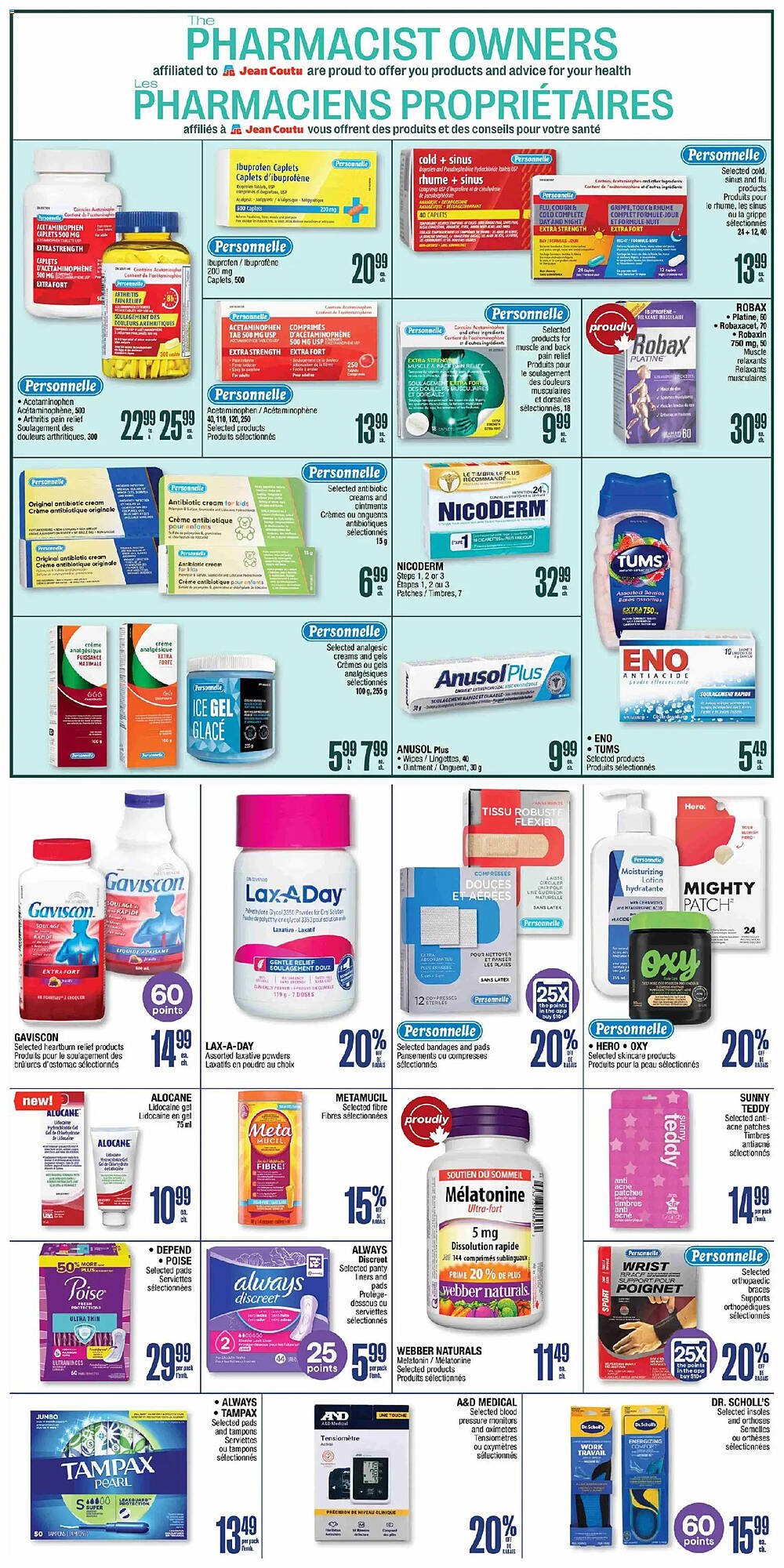 Jean Coutu flyer
