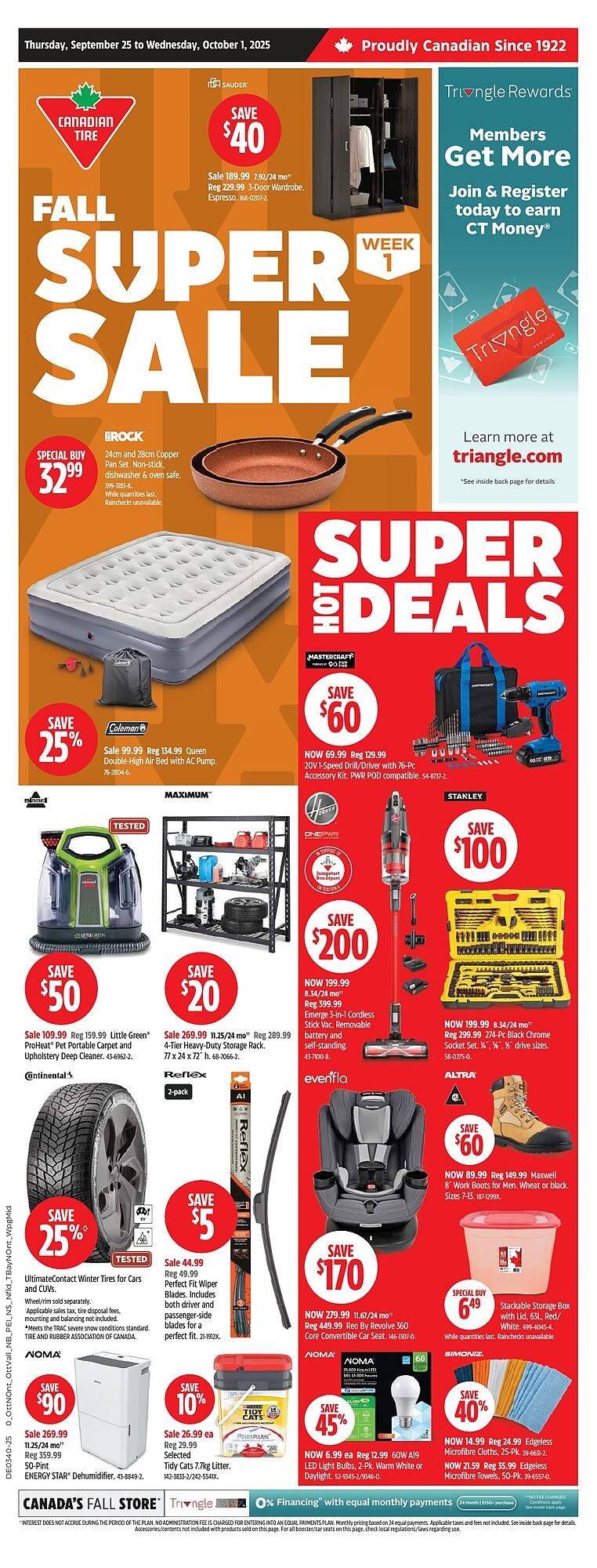Canadian Tire flyer (2025-09-25 - 2025-10-01) | 1
