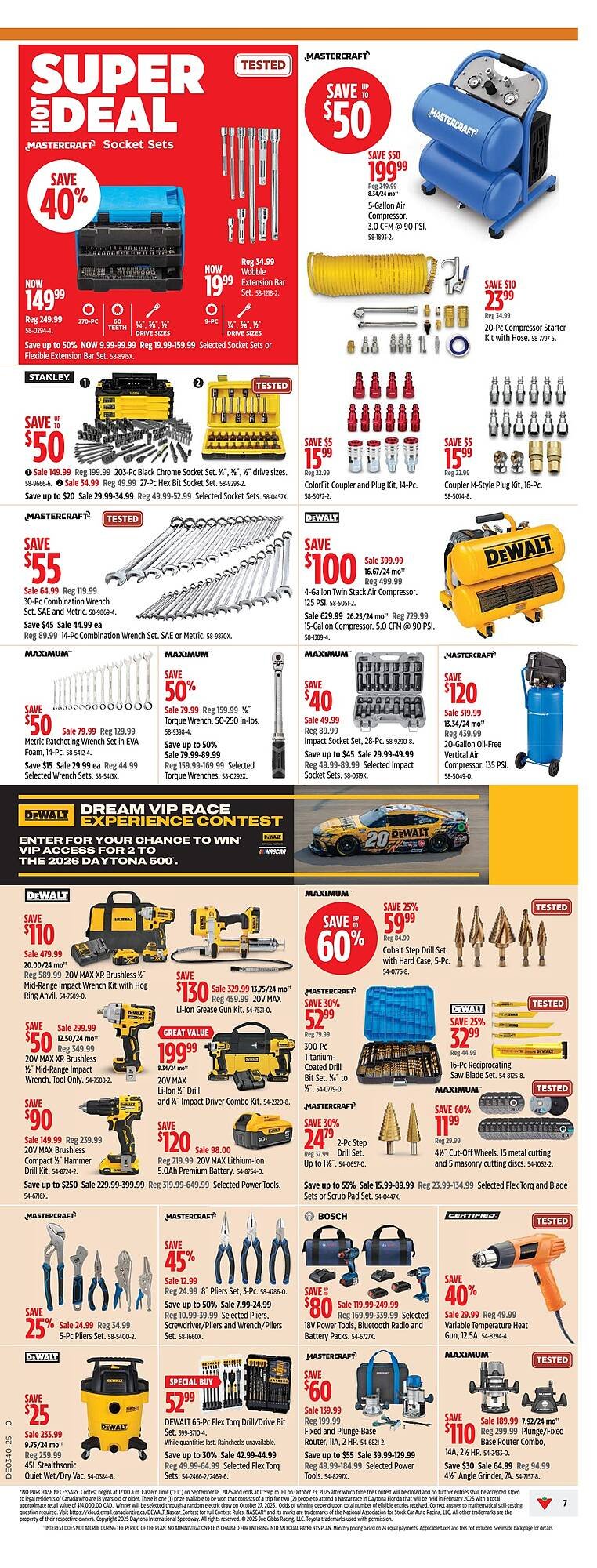 Canadian Tire flyer