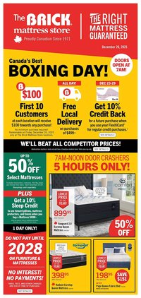 The Brick flyer (2025-12-19 - 2025-12-25)
