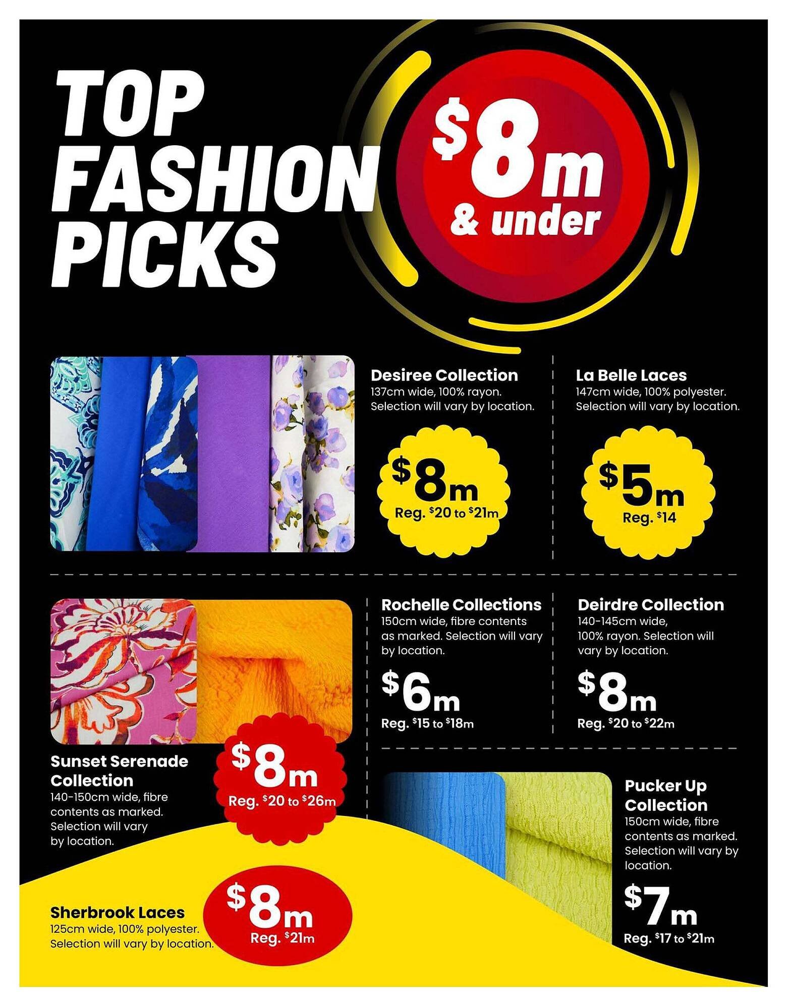 Fabricland flyer