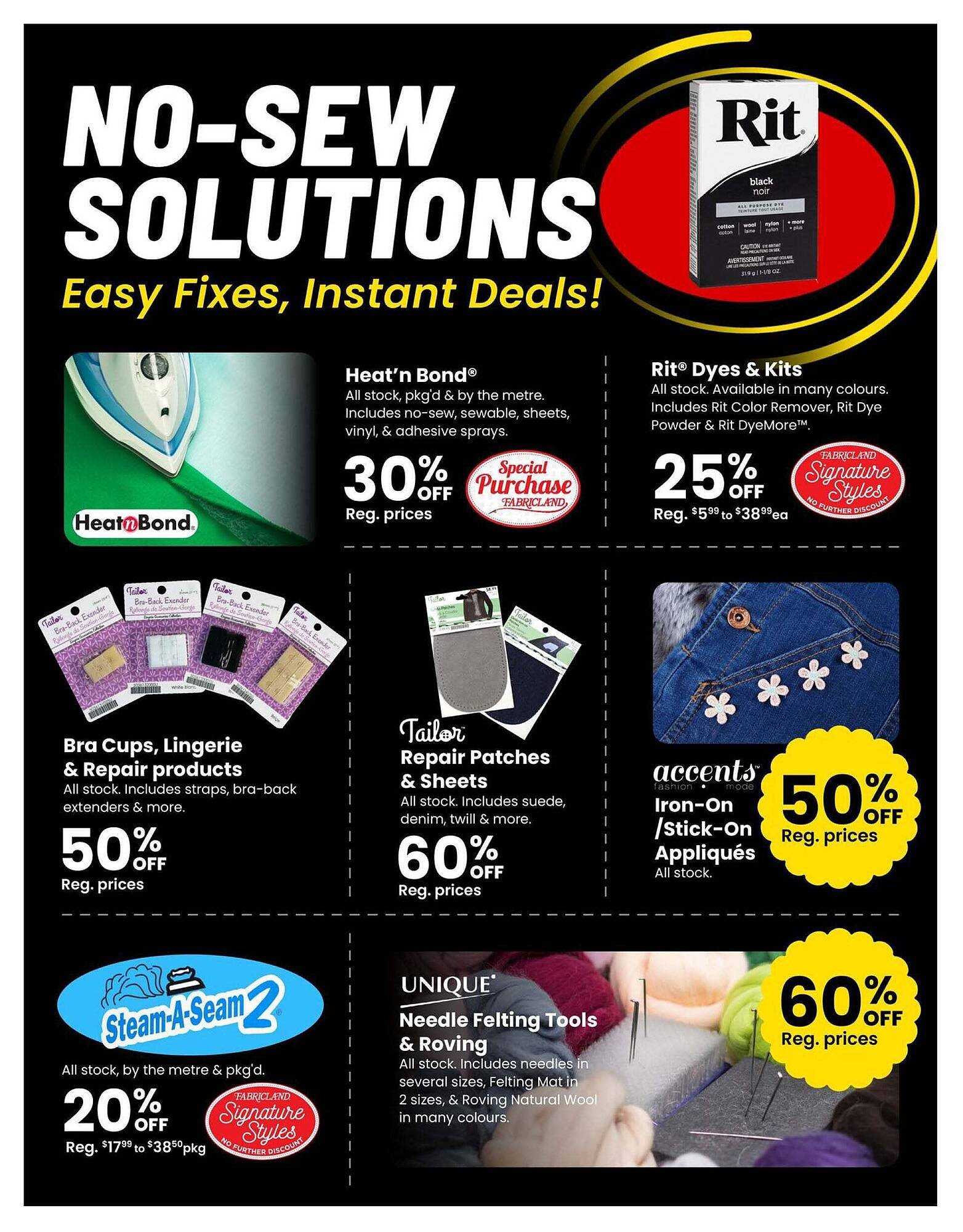 Fabricland flyer