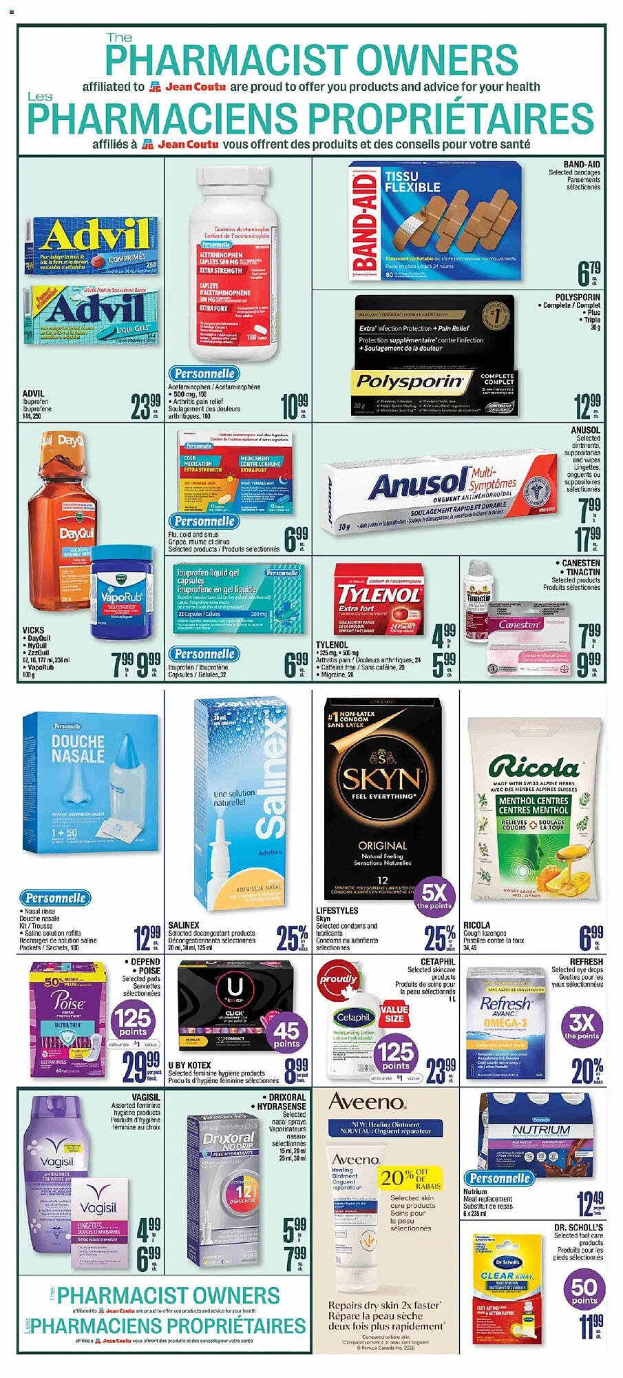 Jean Coutu flyer