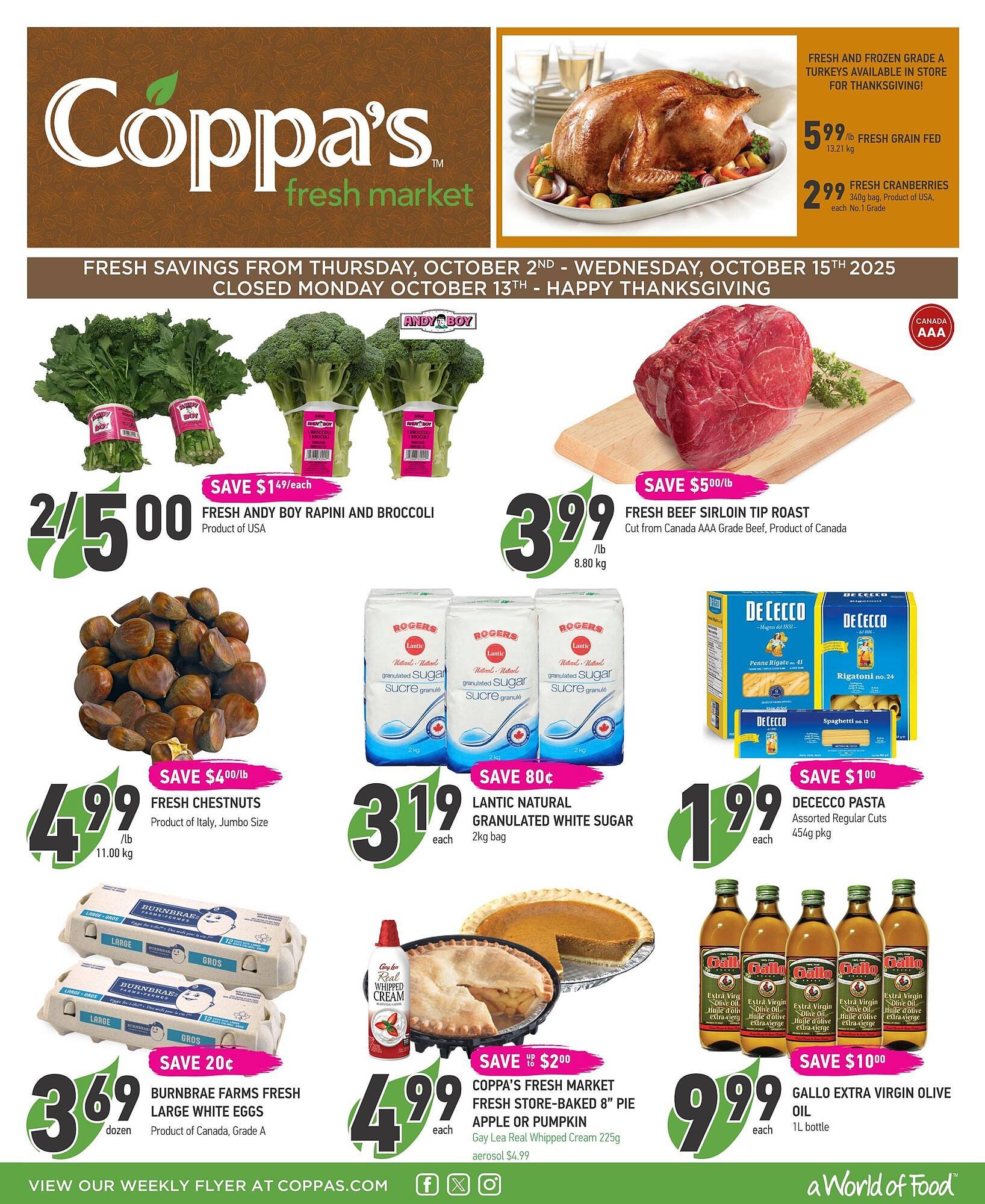 Coppa&#039;s Fresh Market flyer (2025-10-02 - 2025-10-08) | 1