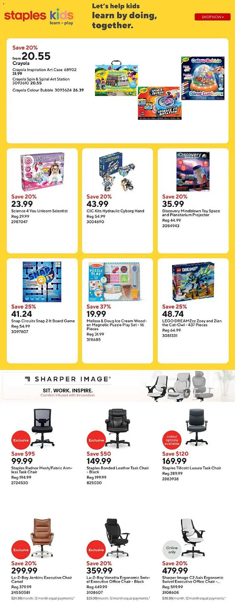 Staples flyer