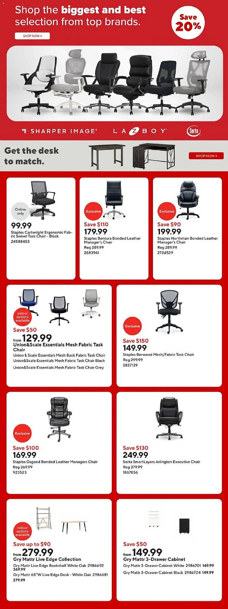 Staples flyer