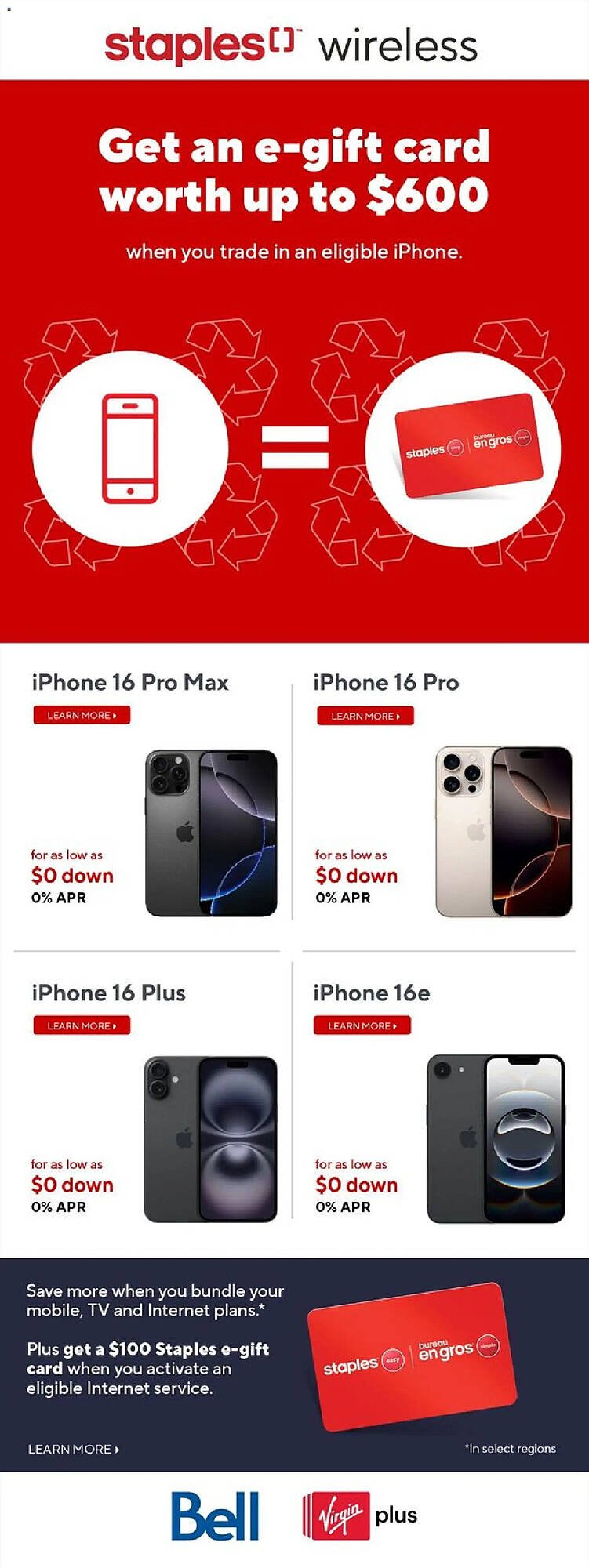 Staples flyer
