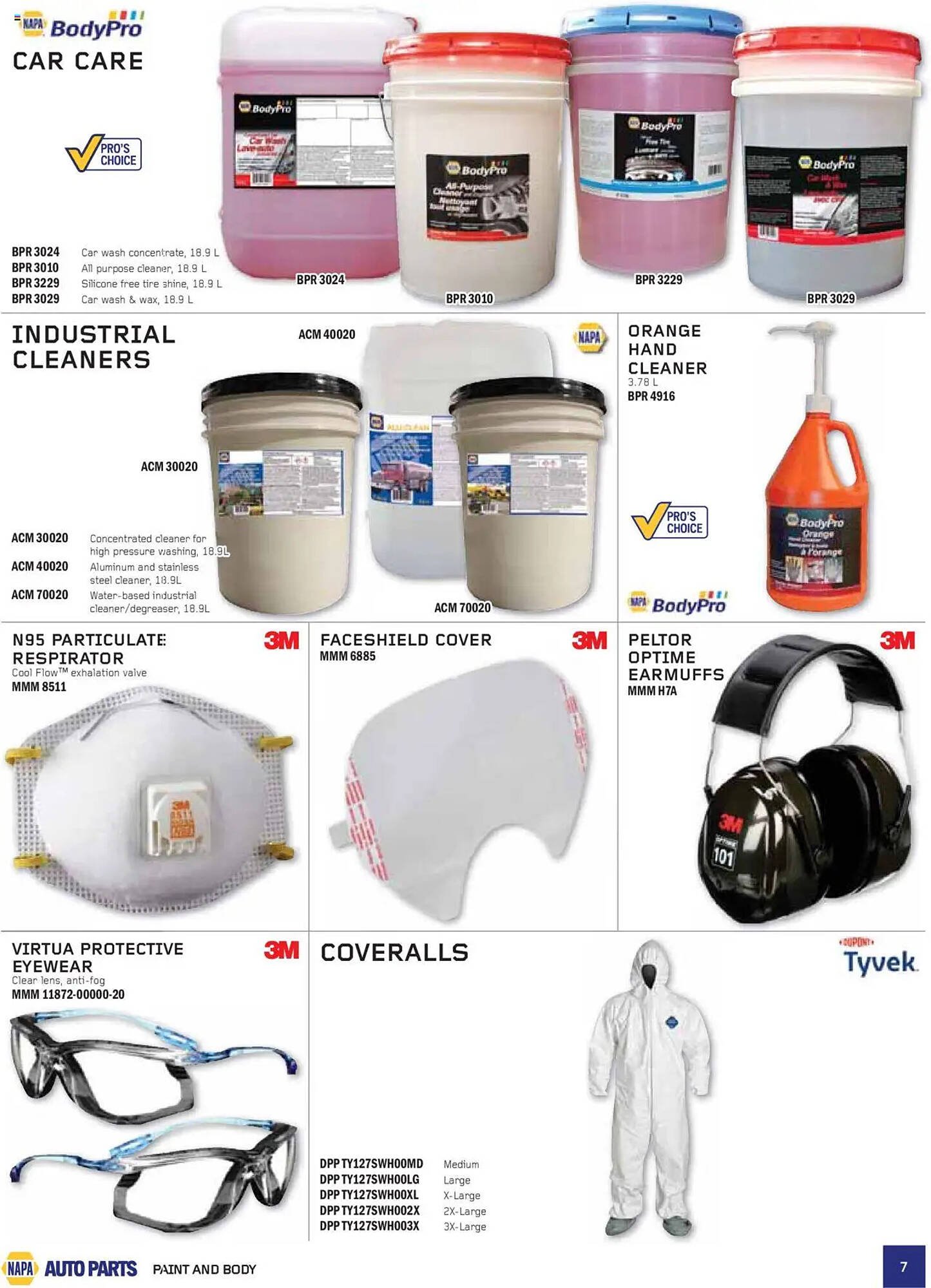 NAPA Auto Parts flyer