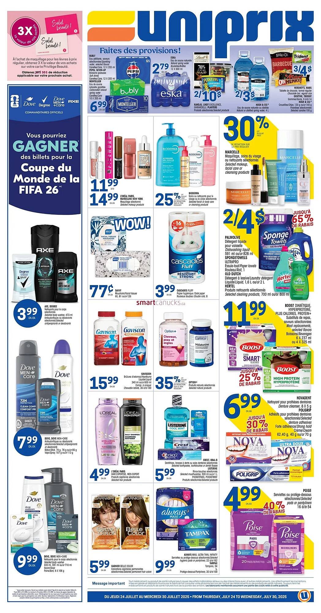 Uniprix flyer (2025-07-24 - 2025-07-30) | 1
