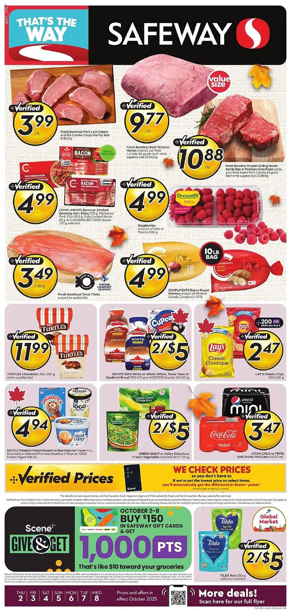 Safeway flyer (2025-10-02 - 2025-10-08) | 1
